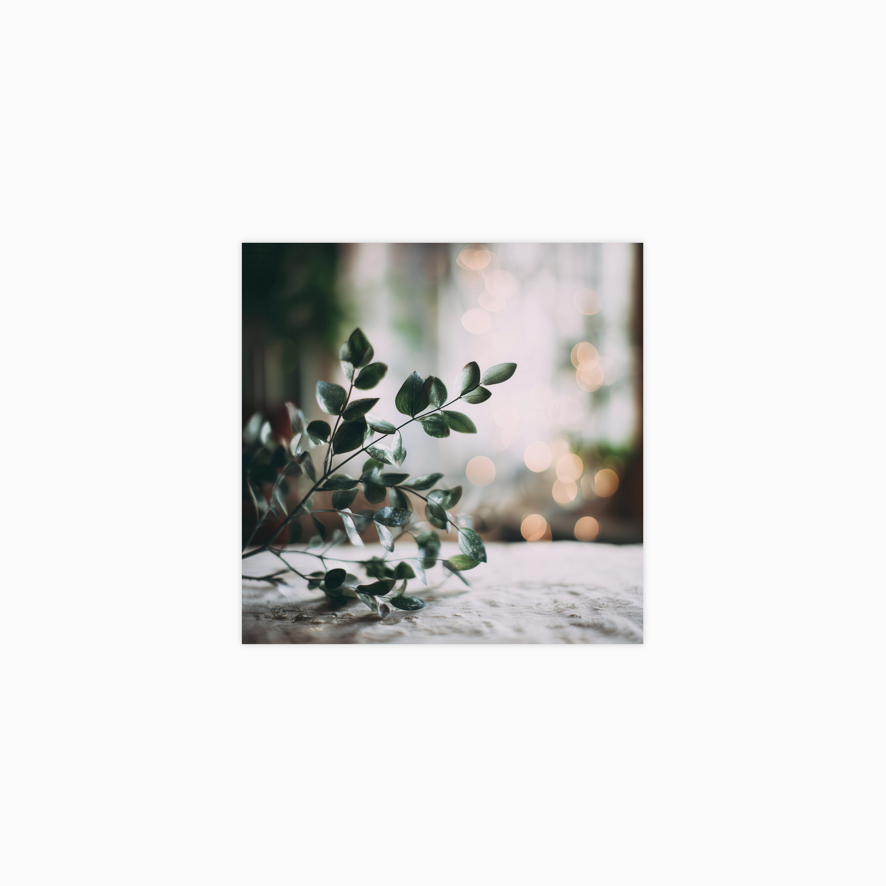 Bokeh Botanics No 03 Poster