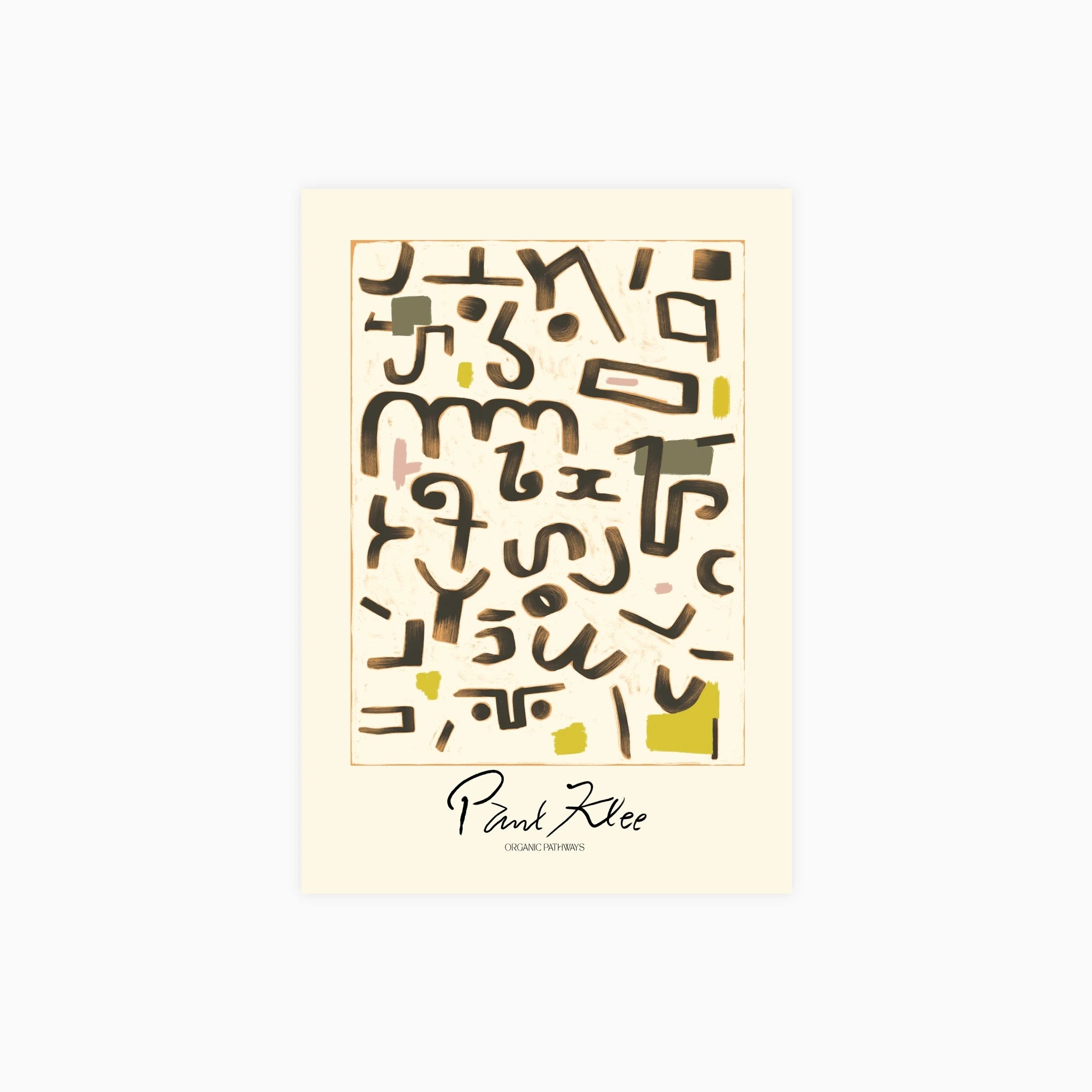 Paul Klee (Organic Pathways) Poster