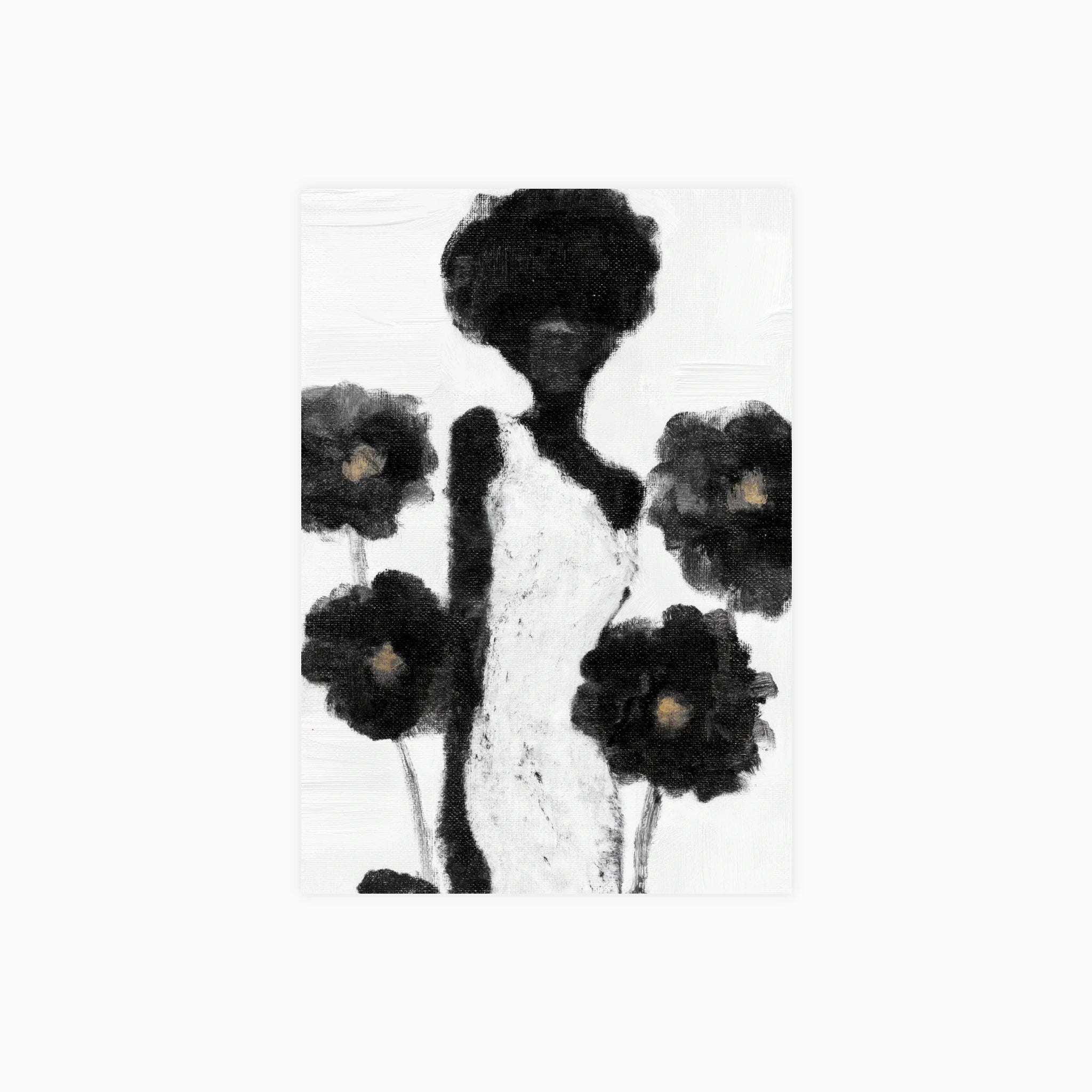 Botanical Figure Portrait Poster