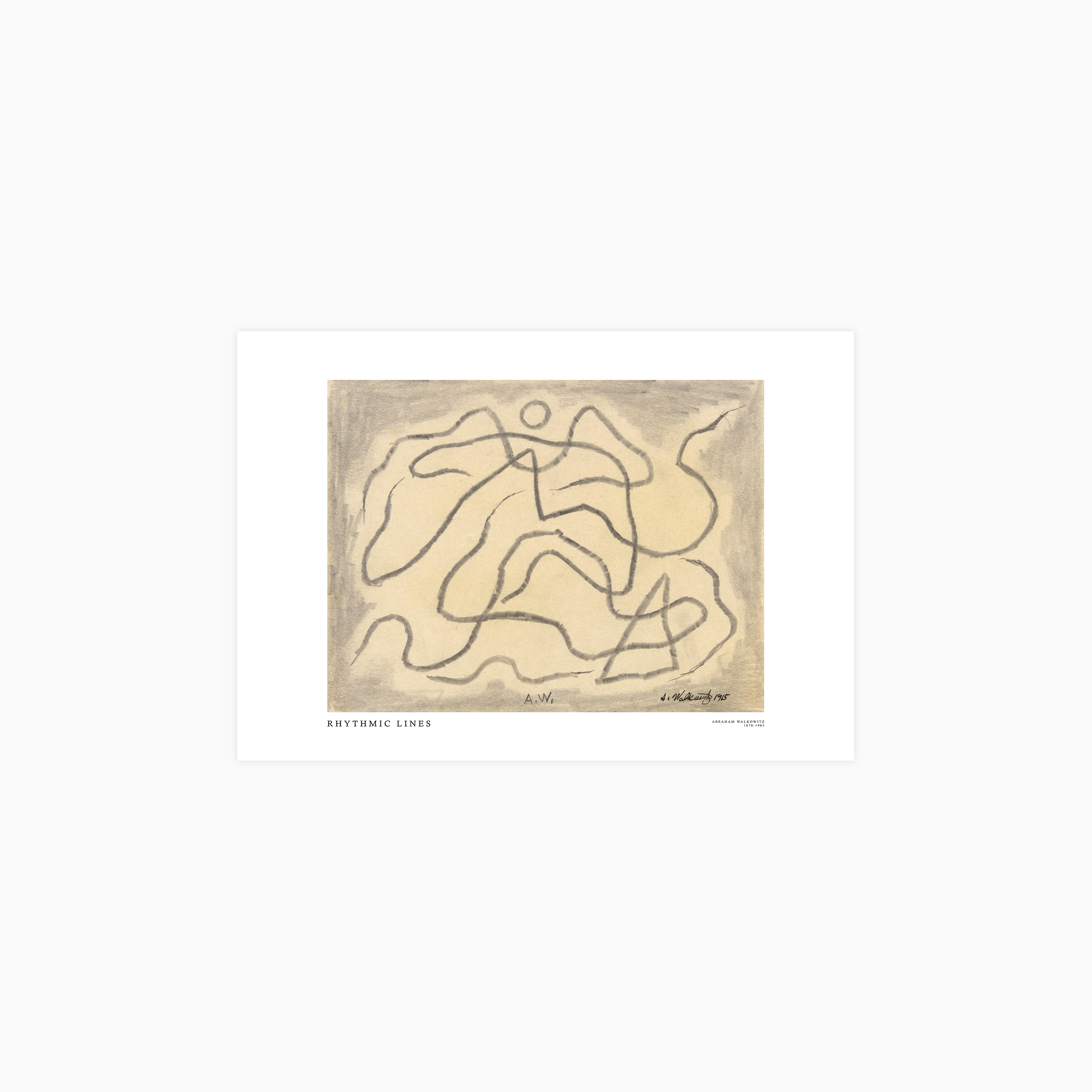 Rhythmic Lines Poster