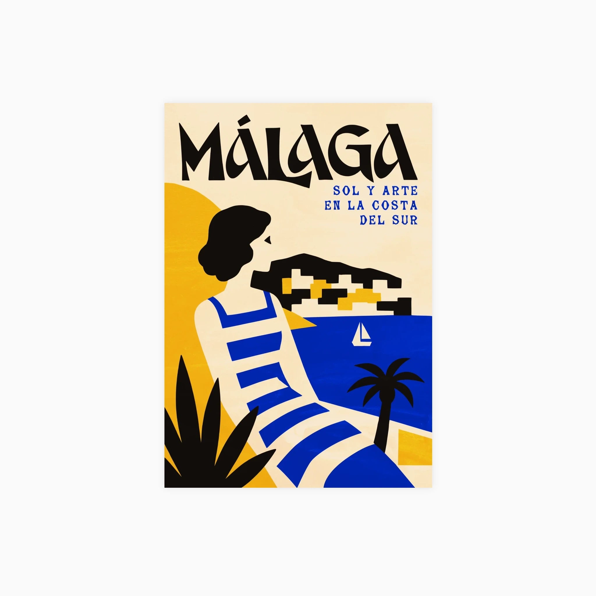 Málaga Travel Poster