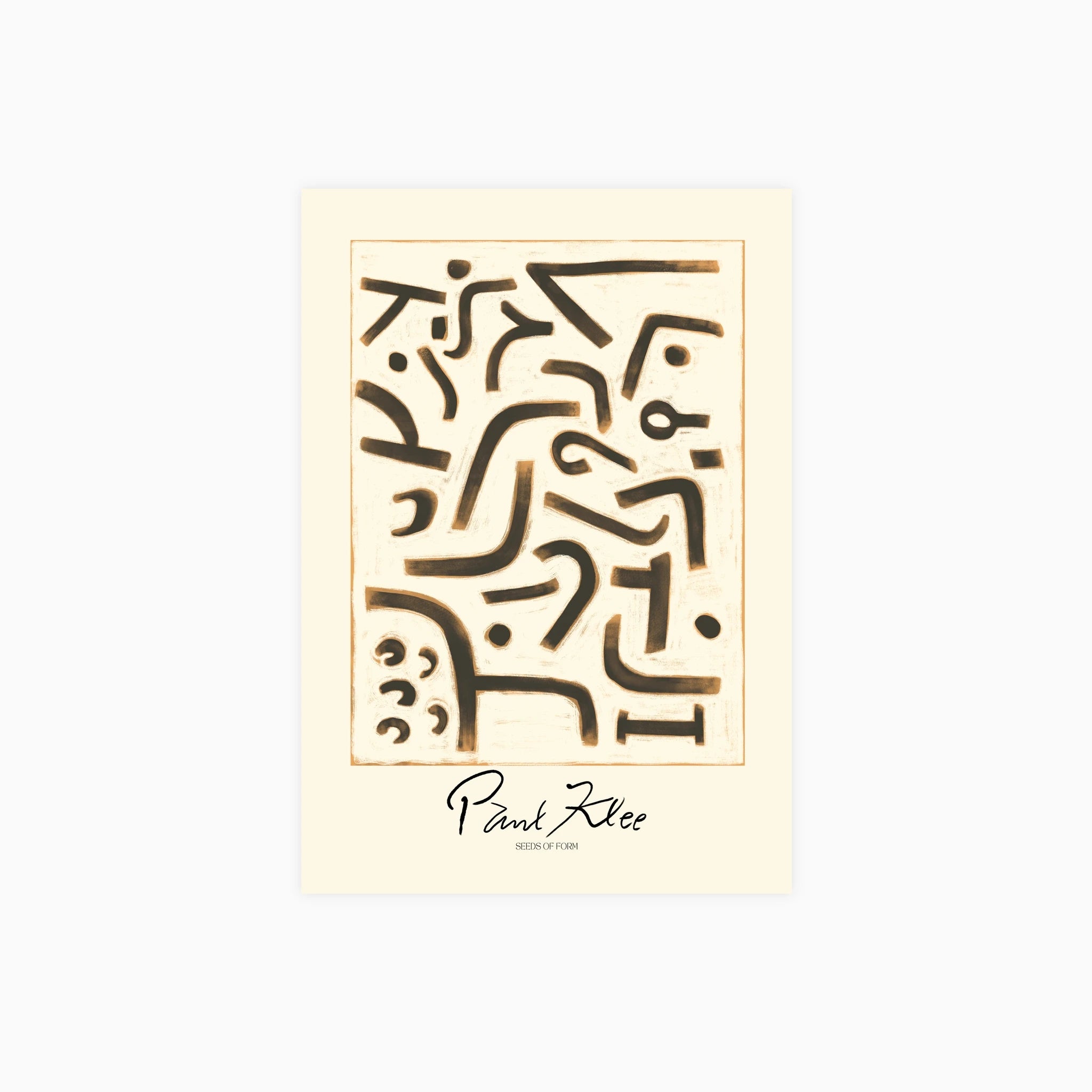 Paul Klee (Seeds Of Form) Poster