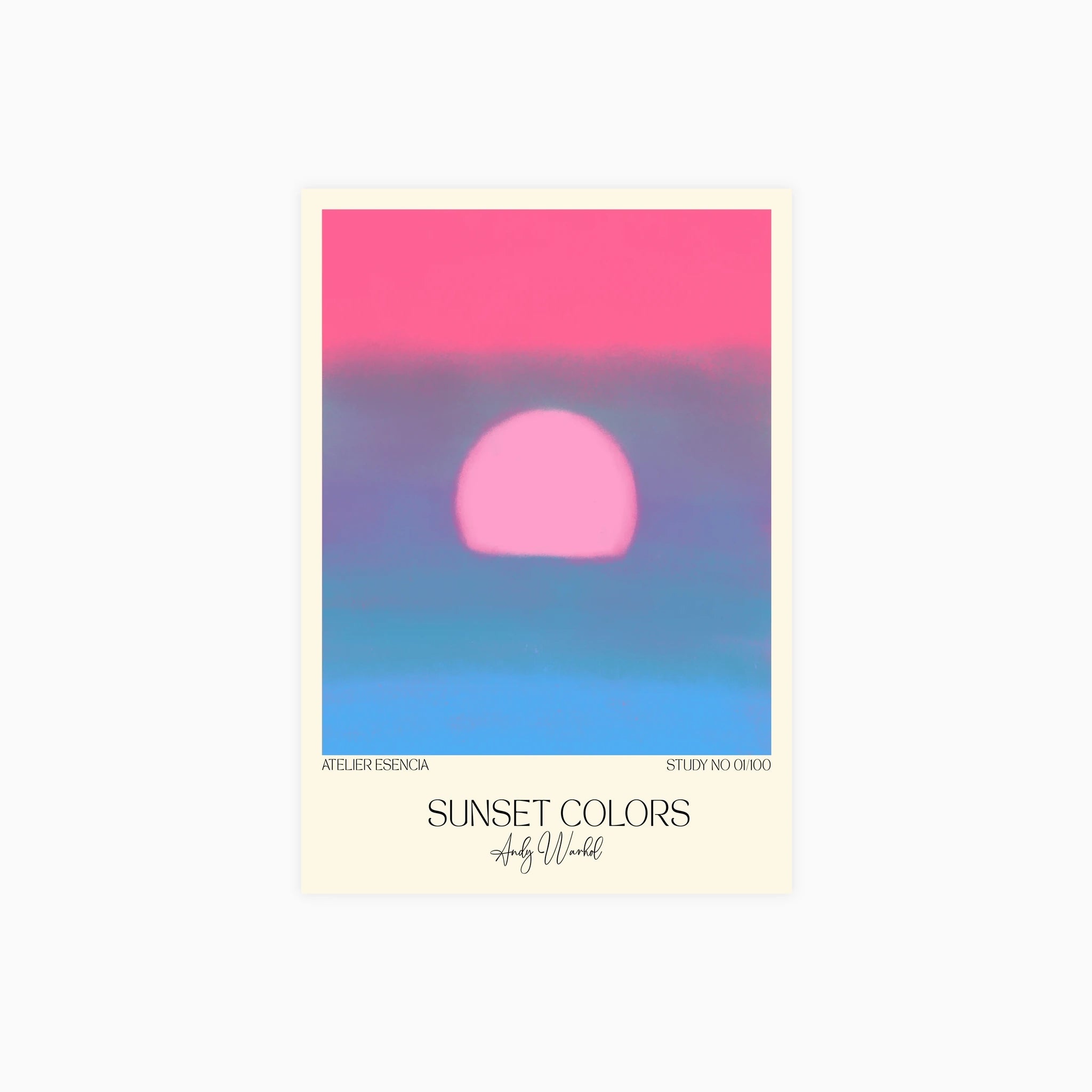 Sunset Colors No 02 Poster