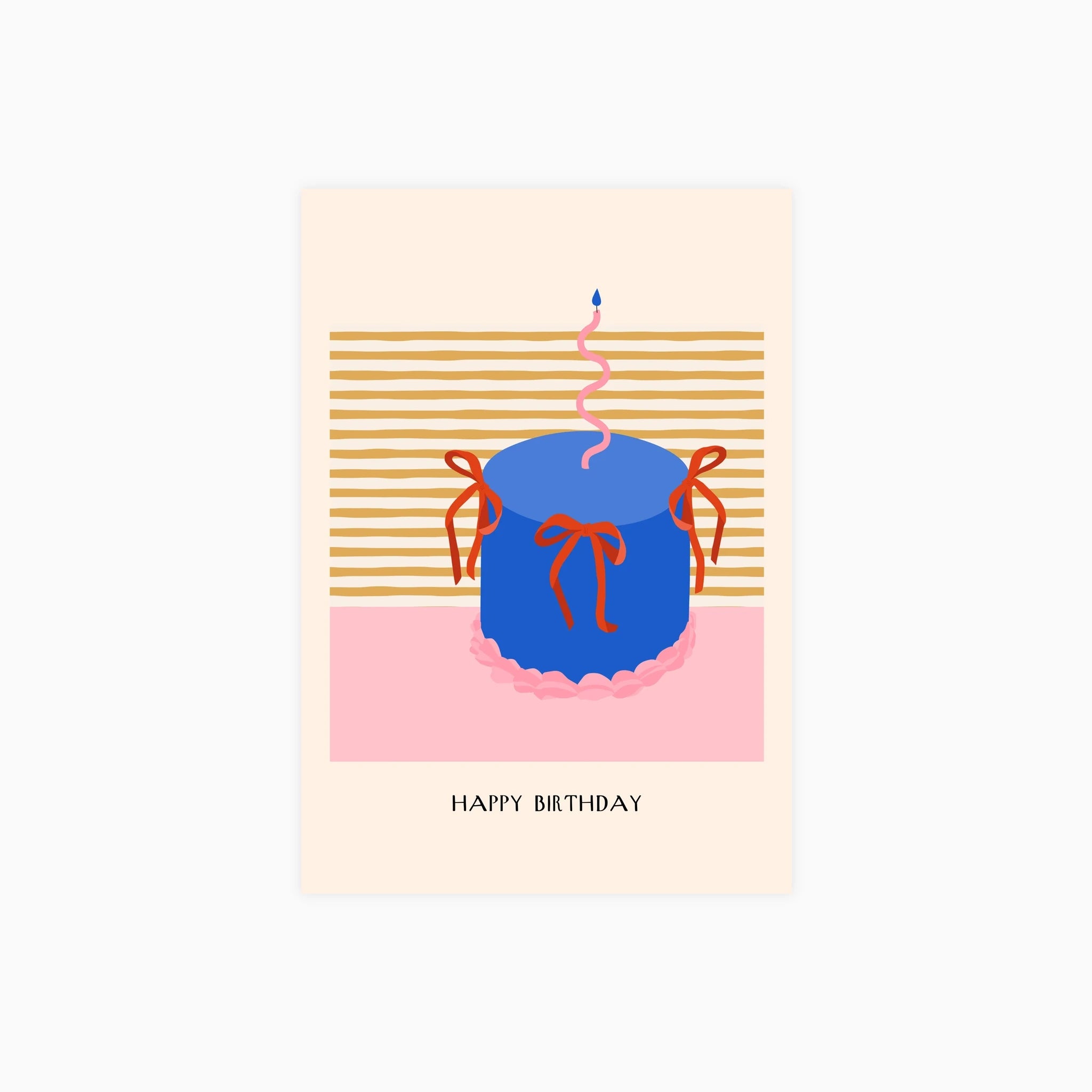 Happy Birthday Cake Poster