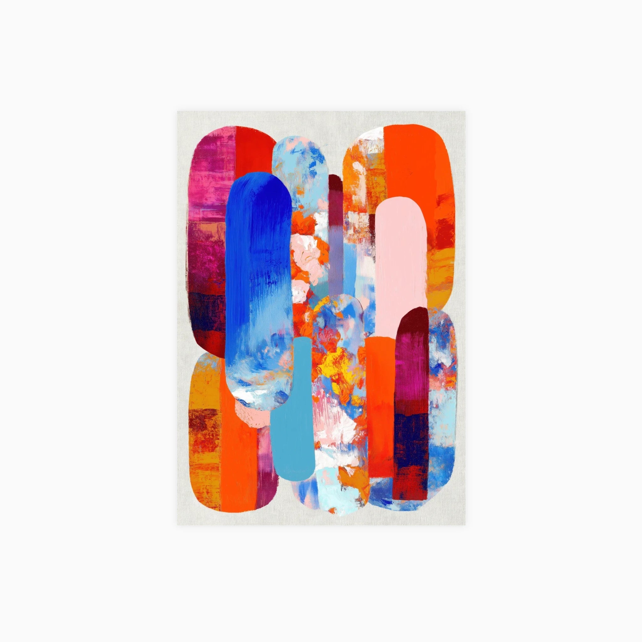 Abstract Stack Poster