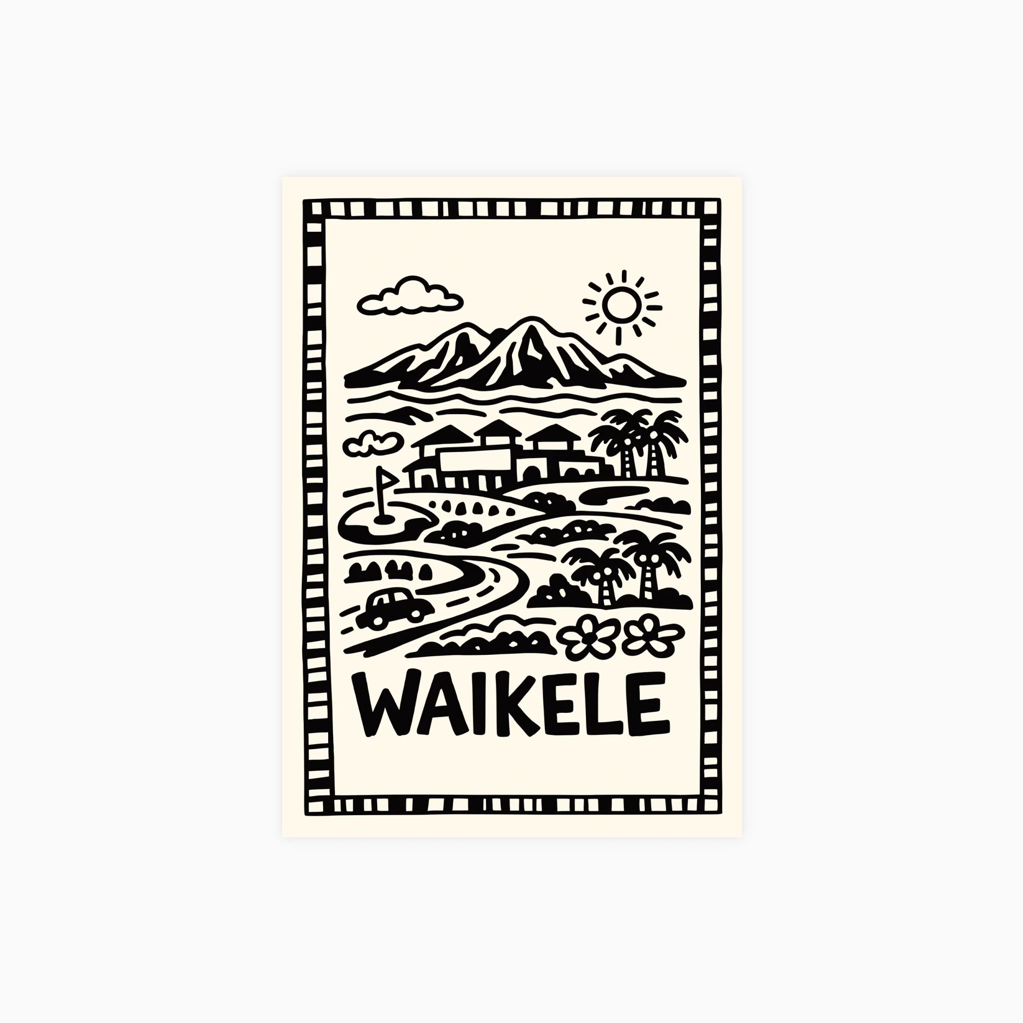 Waikele Travel Poster