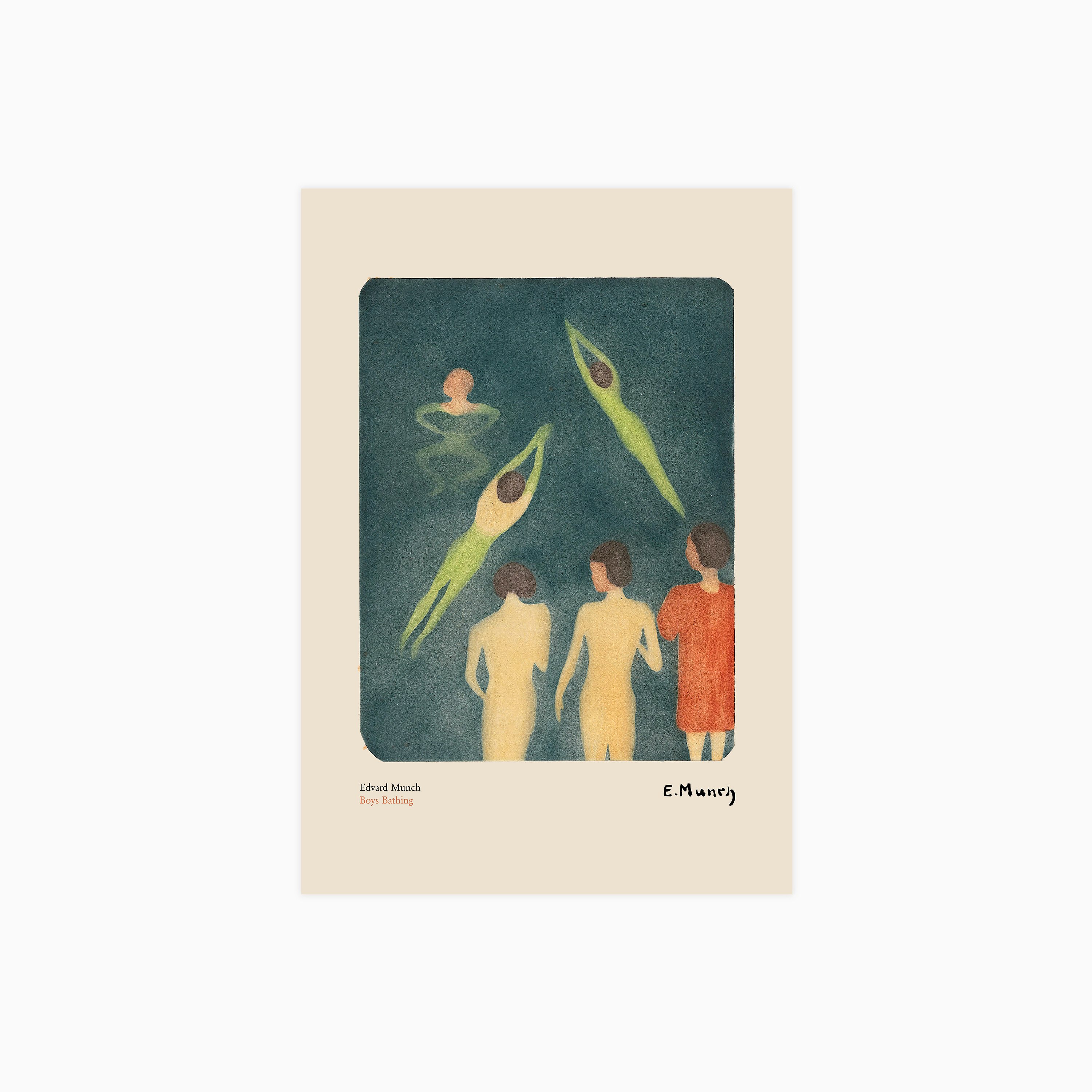 Boys Bathing Plakat