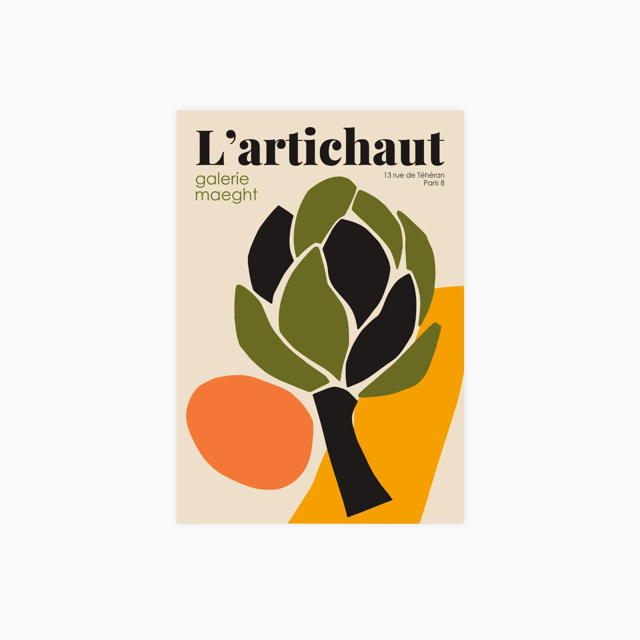 French Artichoke Gallery Poster