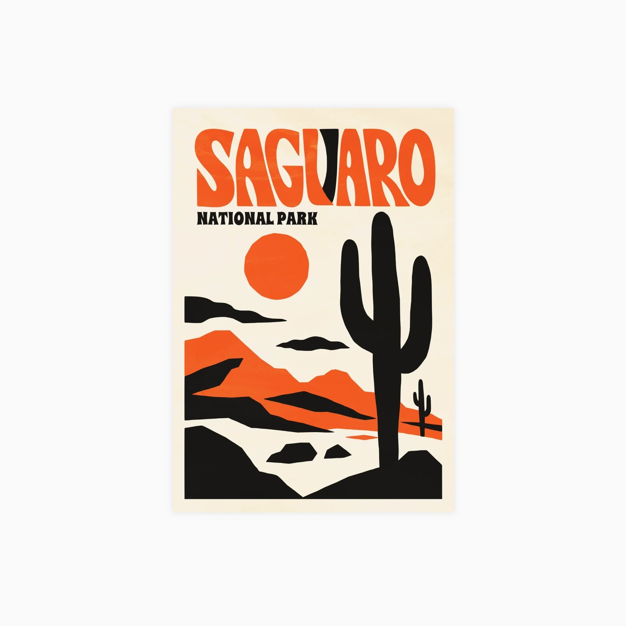 Saguaro Desert Poster