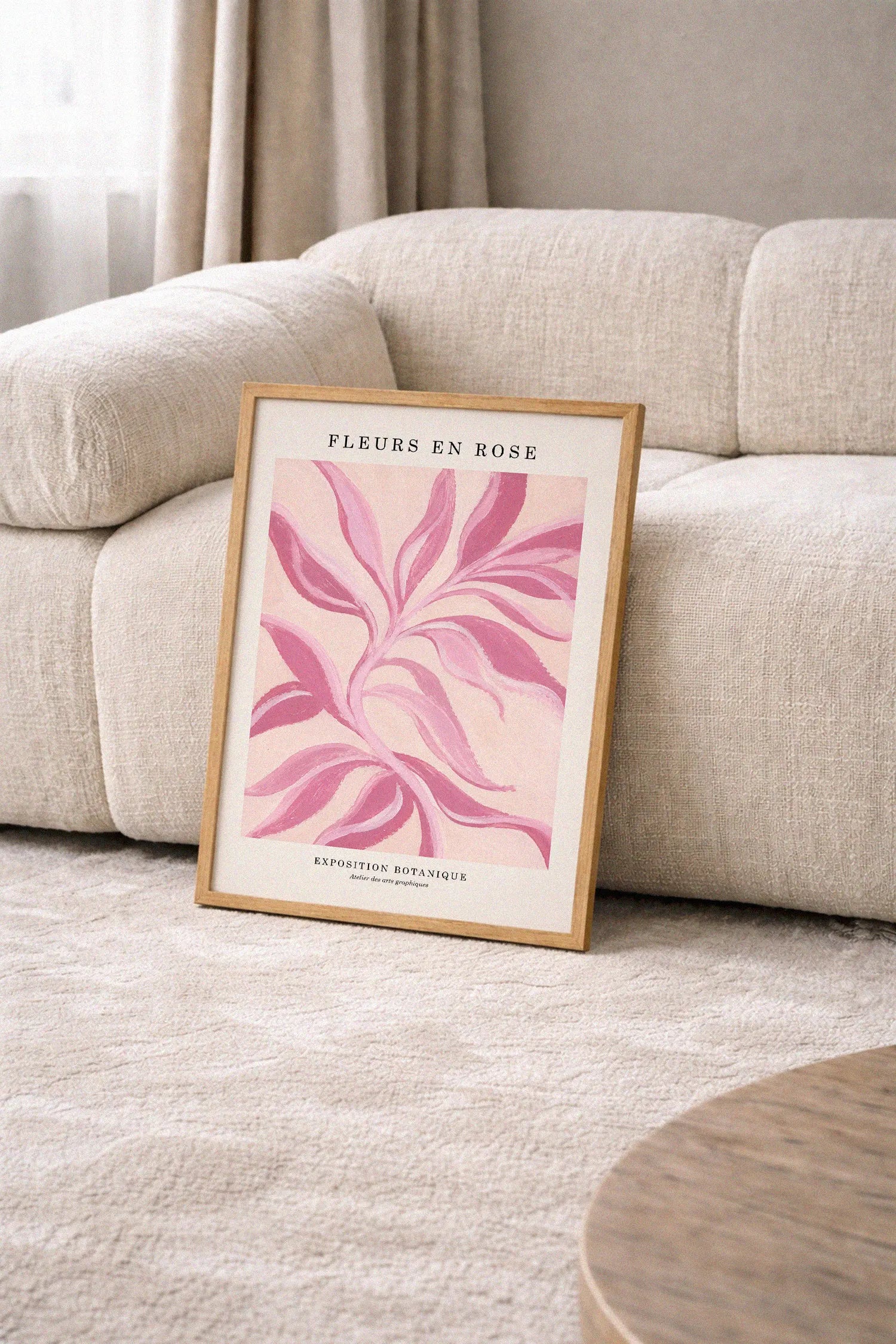 Fleurs en Rose Poster
