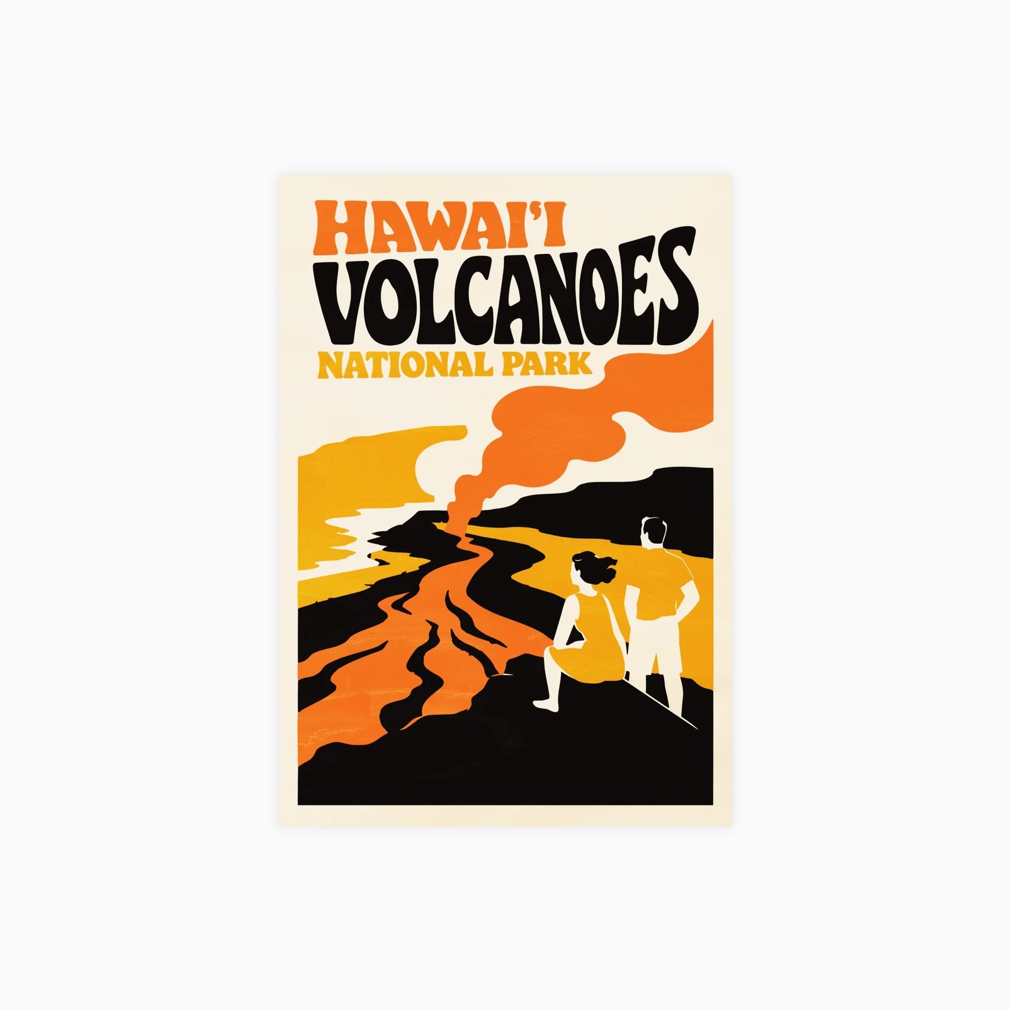 Hawaii Volcanoes Poster