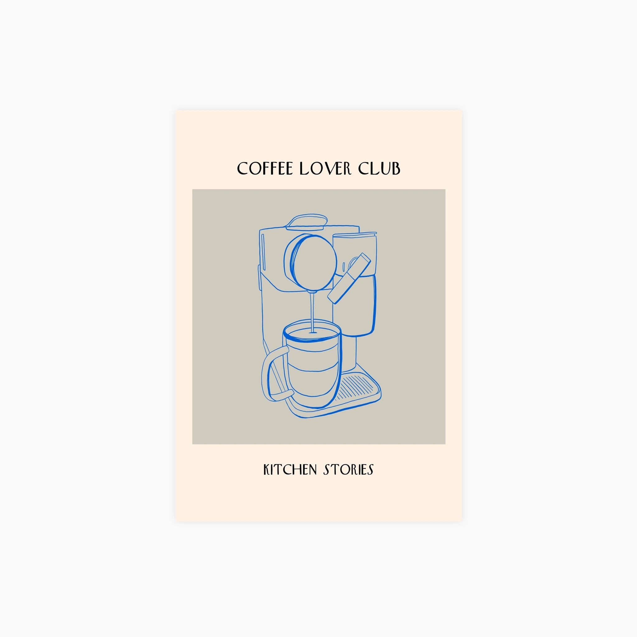 Coffee Lover Club Poster