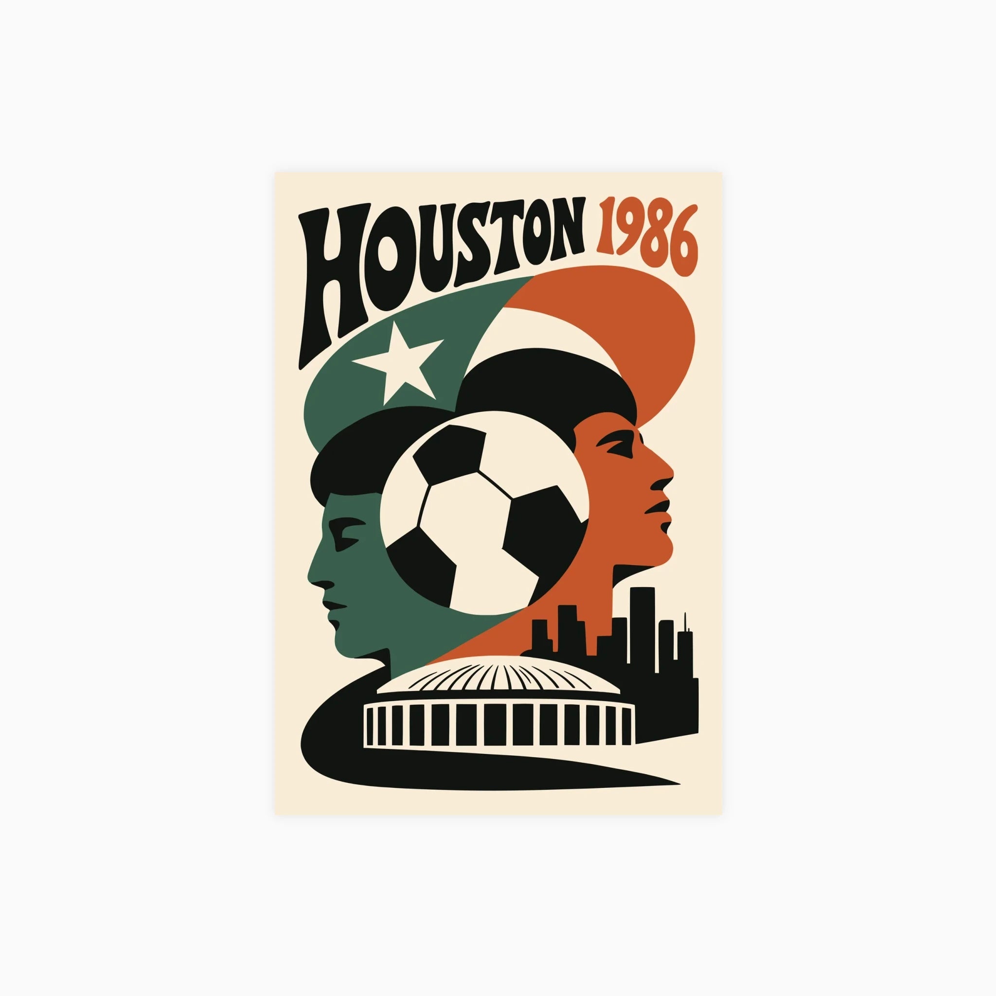 Houston Soccer Poster