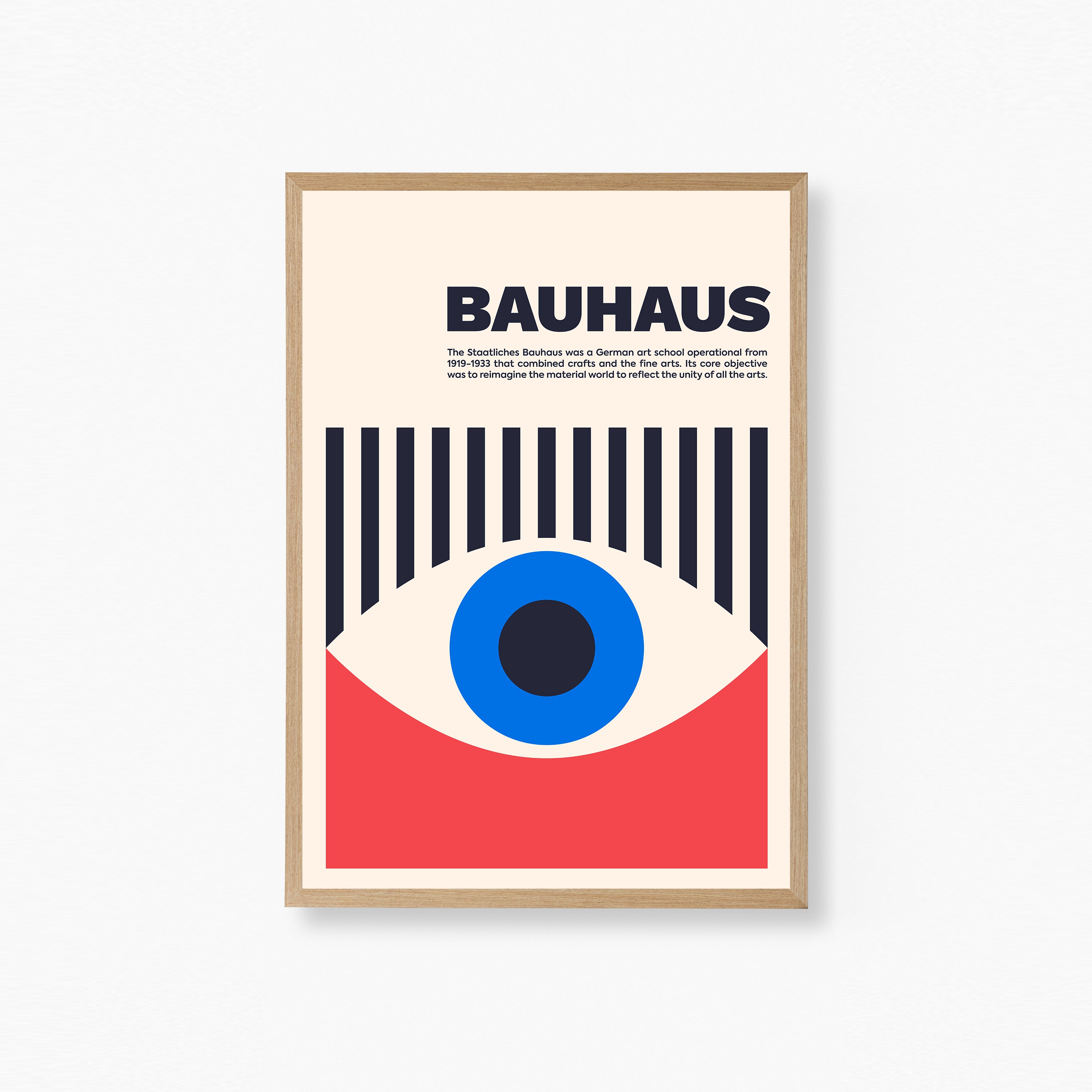 Bauhaus Eye Poster