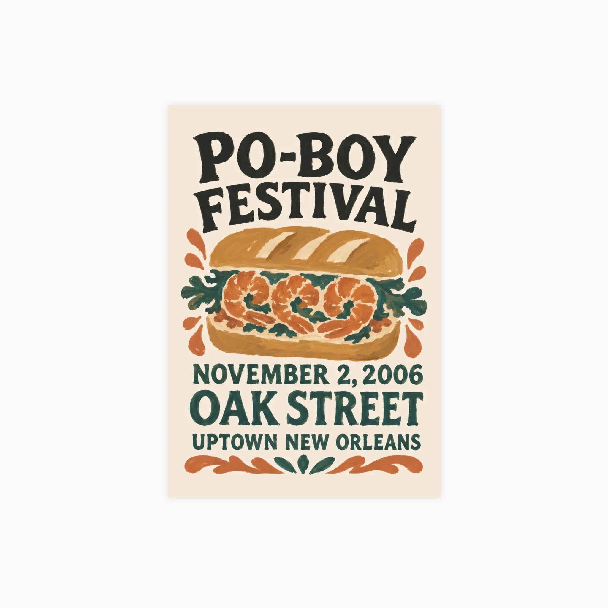 Po Boy Sandwich Poster