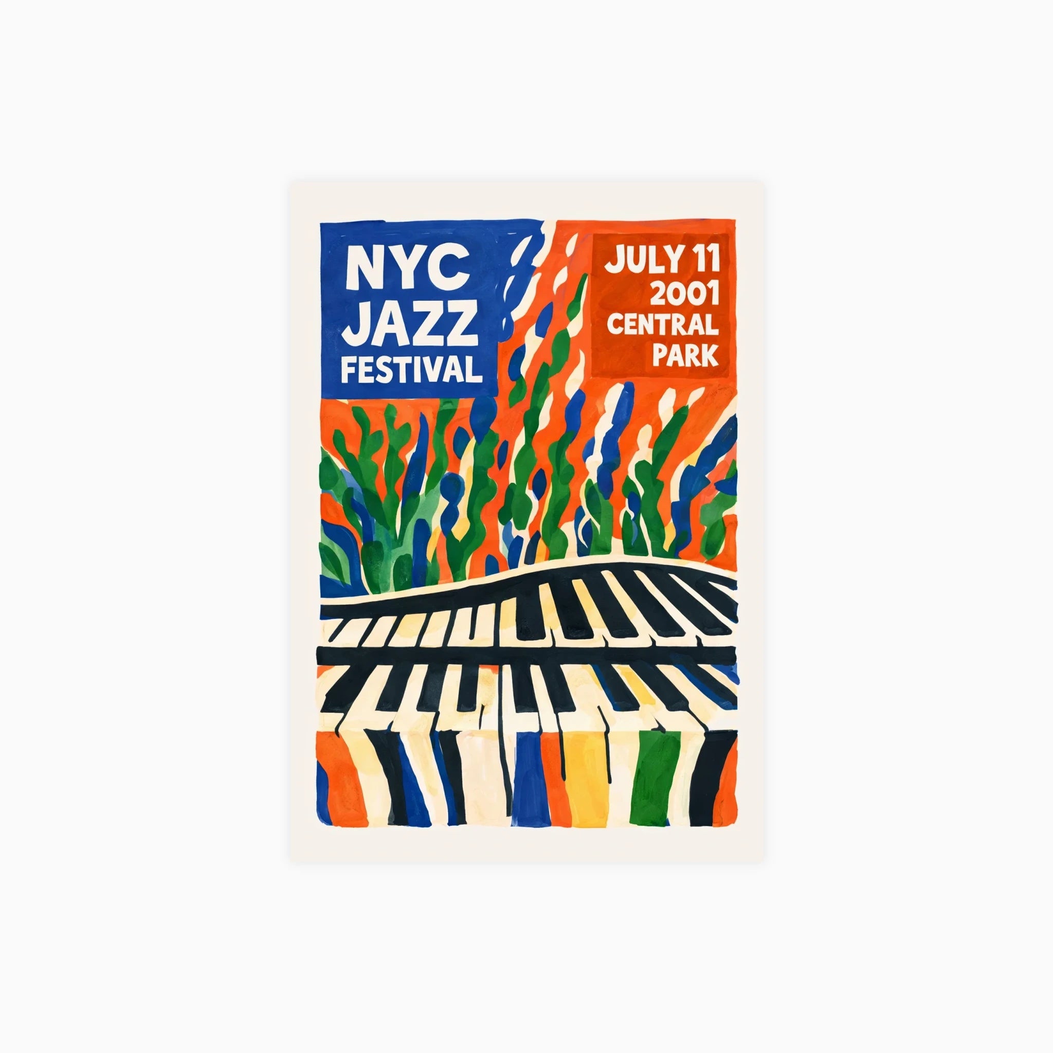 NYC Jazz Festival Poster 2001 Poster