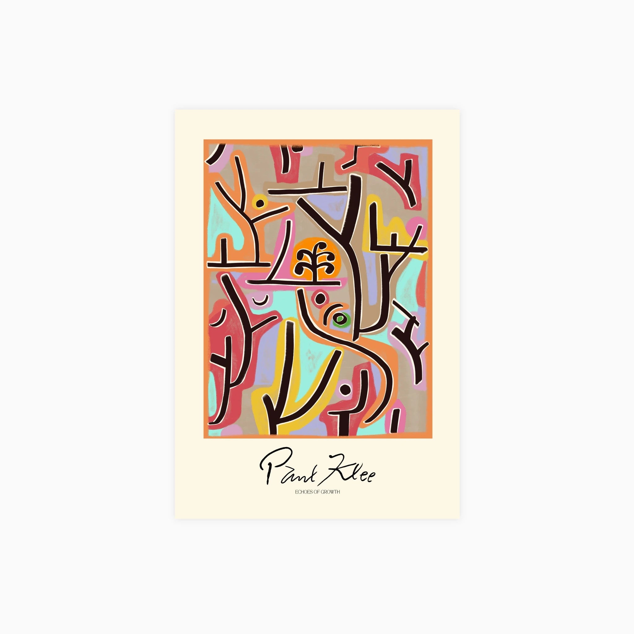Paul Klee (Echoes Of Growth) Poster