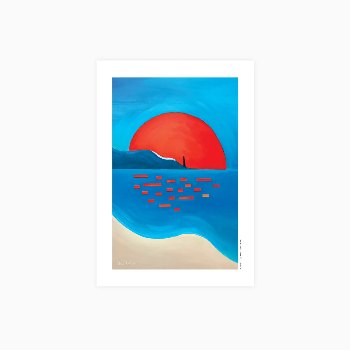 Sunrise Over Cap Ferrat Poster