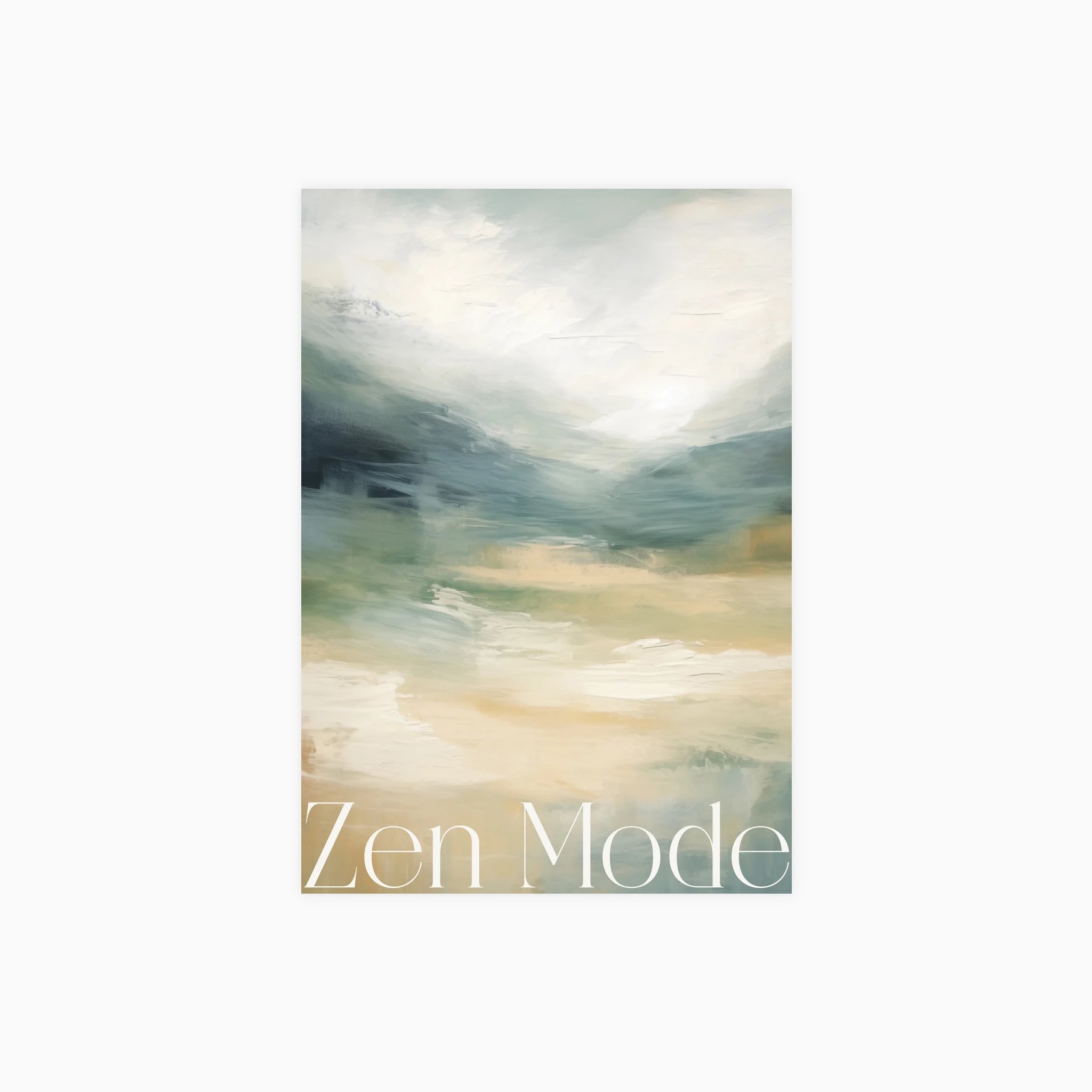 Zen Mode (Green) Poster