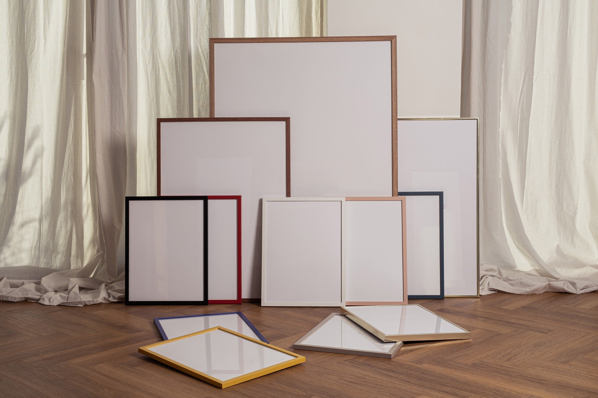 Picture Frame Premium Wood Pale Pink