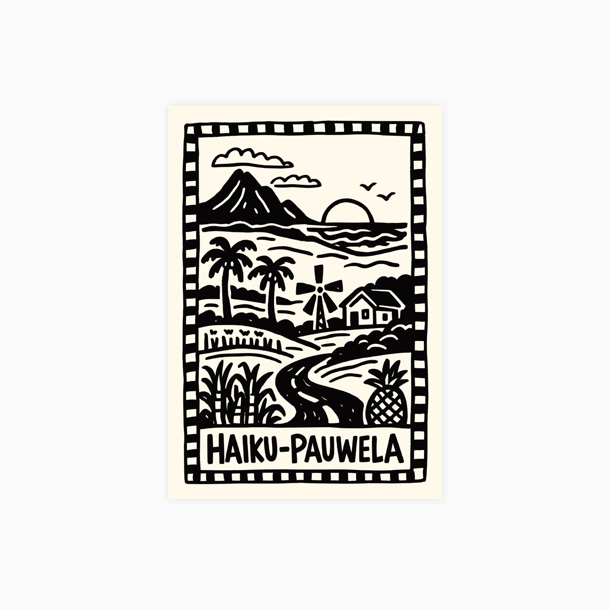 Tropical Maui Landscape Poster