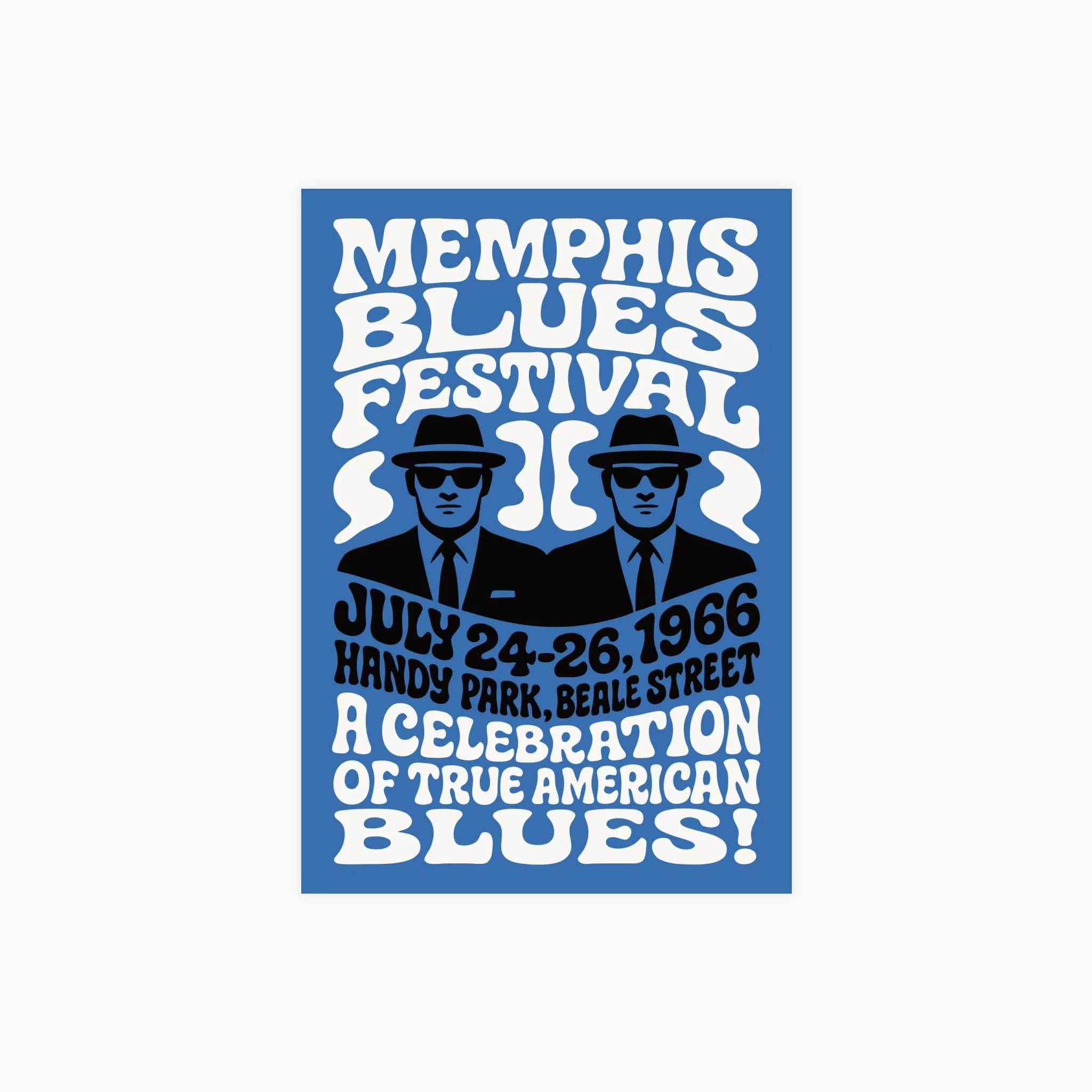 Memphis Blues Festival Poster