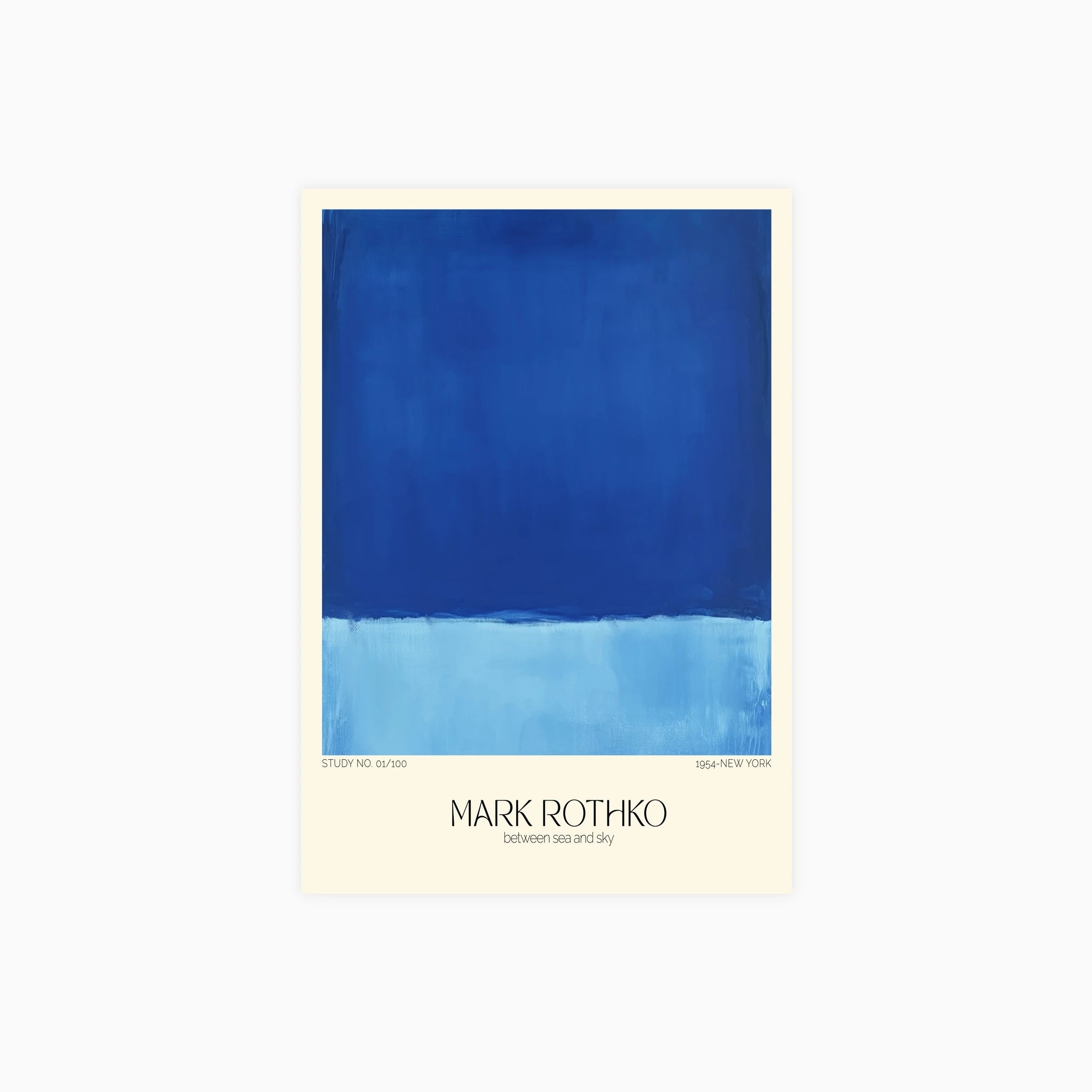 Between Sea And Sky (Rothko) Poster