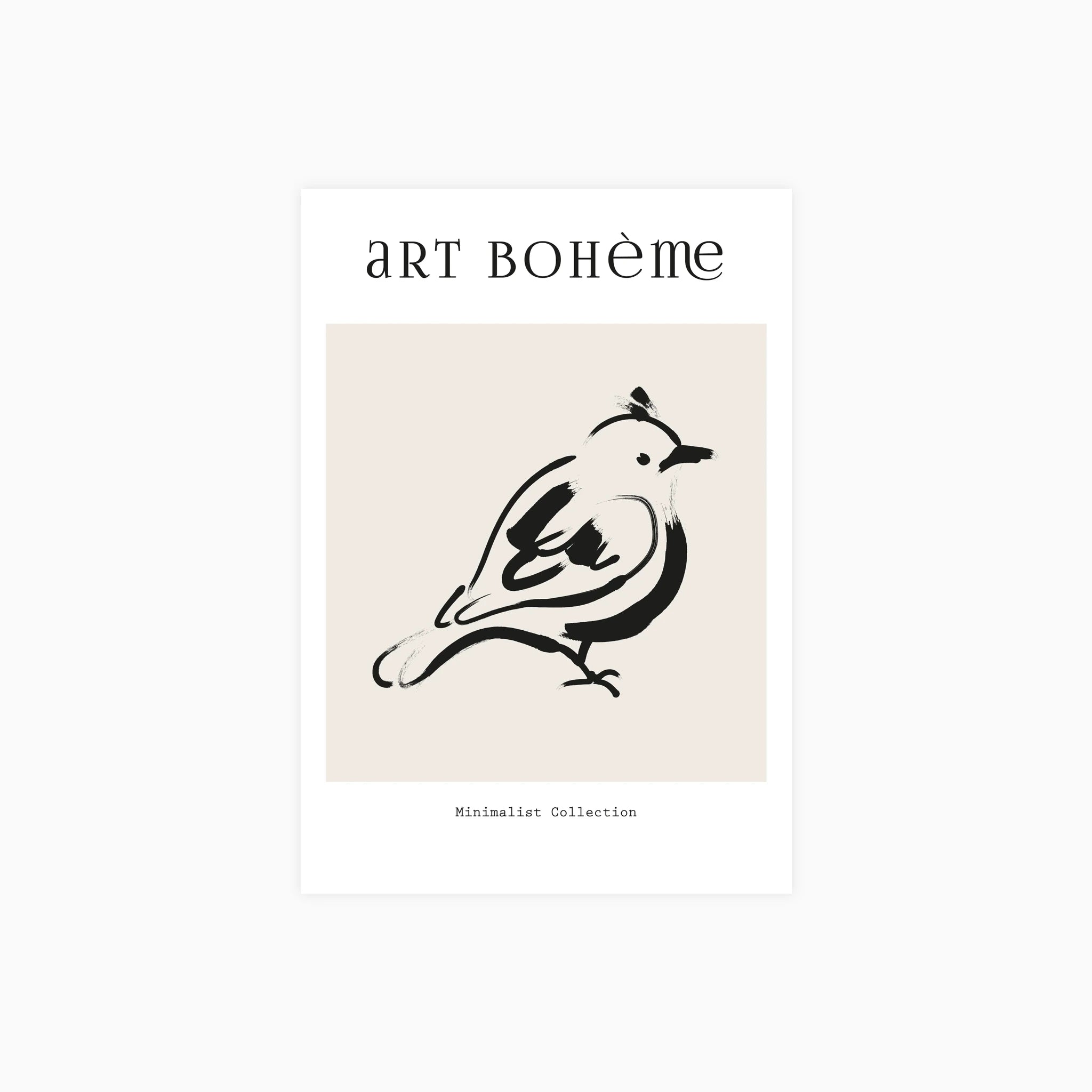Art Boheme Bird Poster