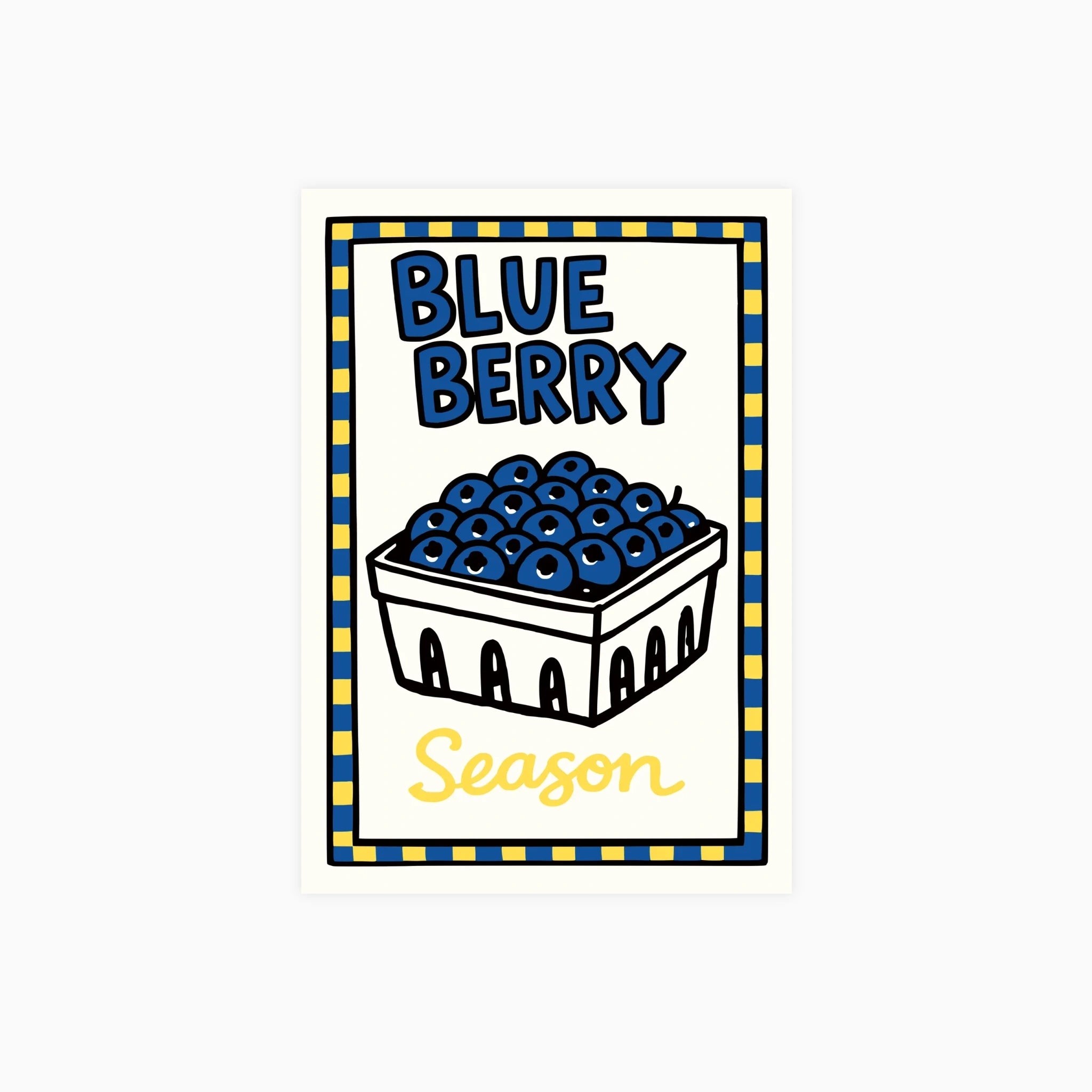 Blueberry Season Poster