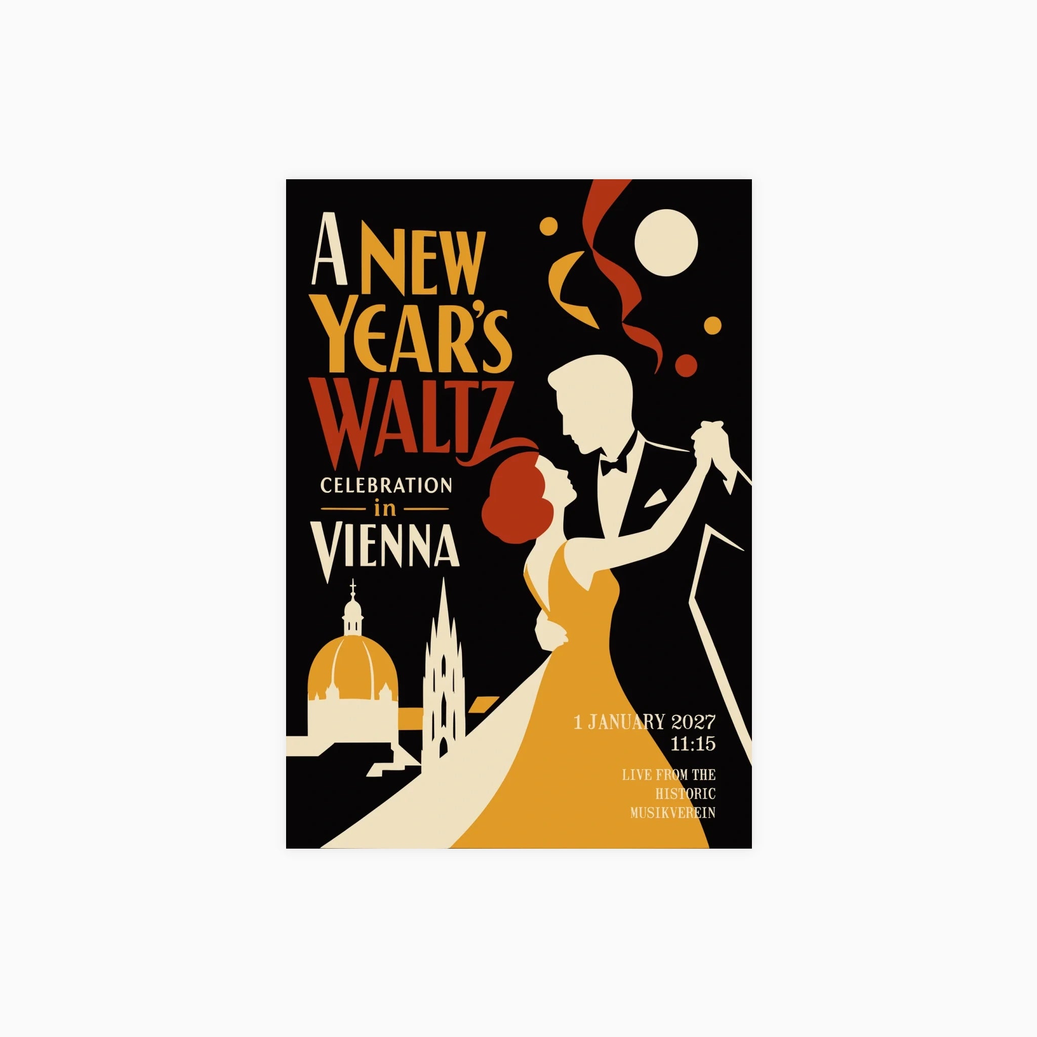 Vienna New Year Waltz Poster