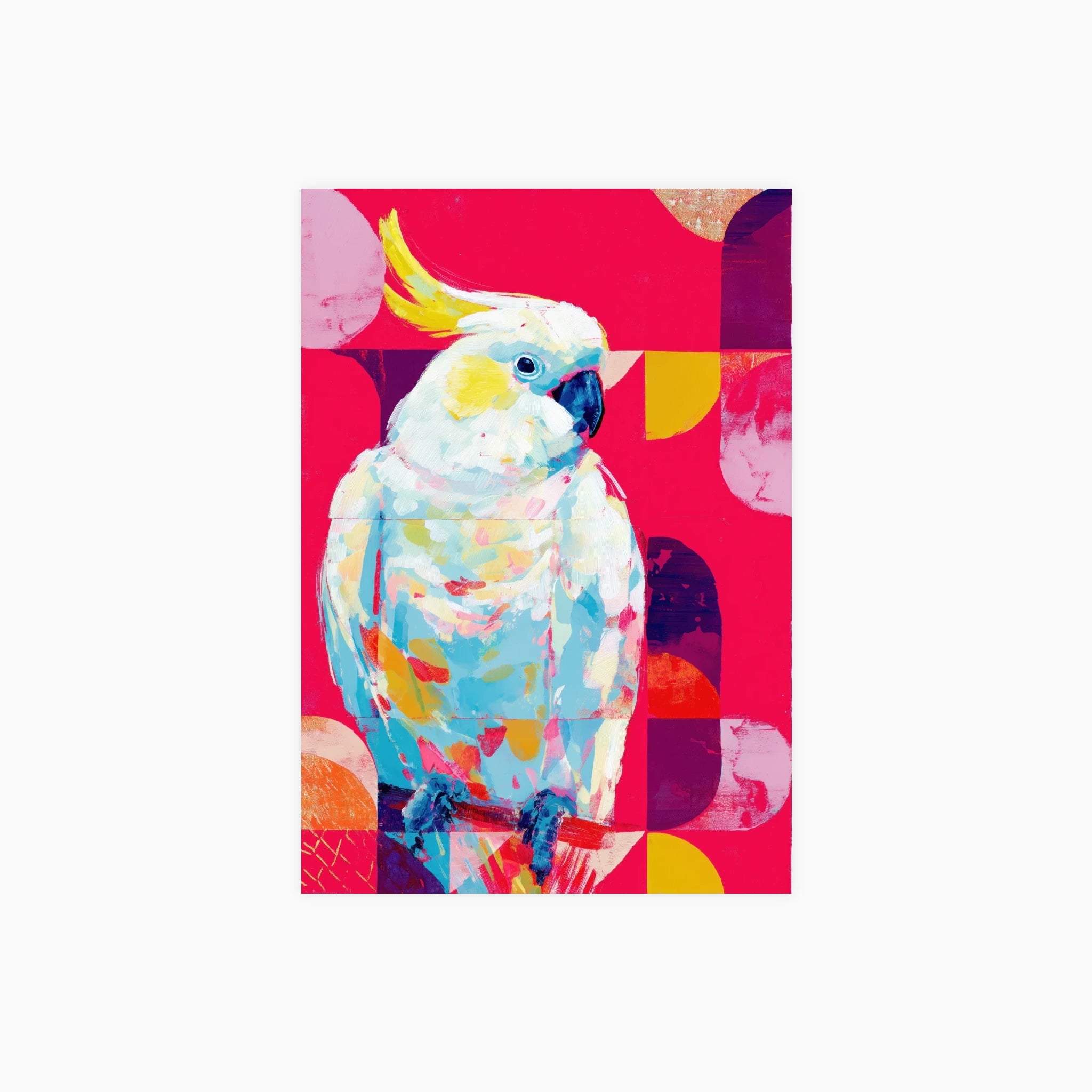 Cockatoo in Pink Poster
