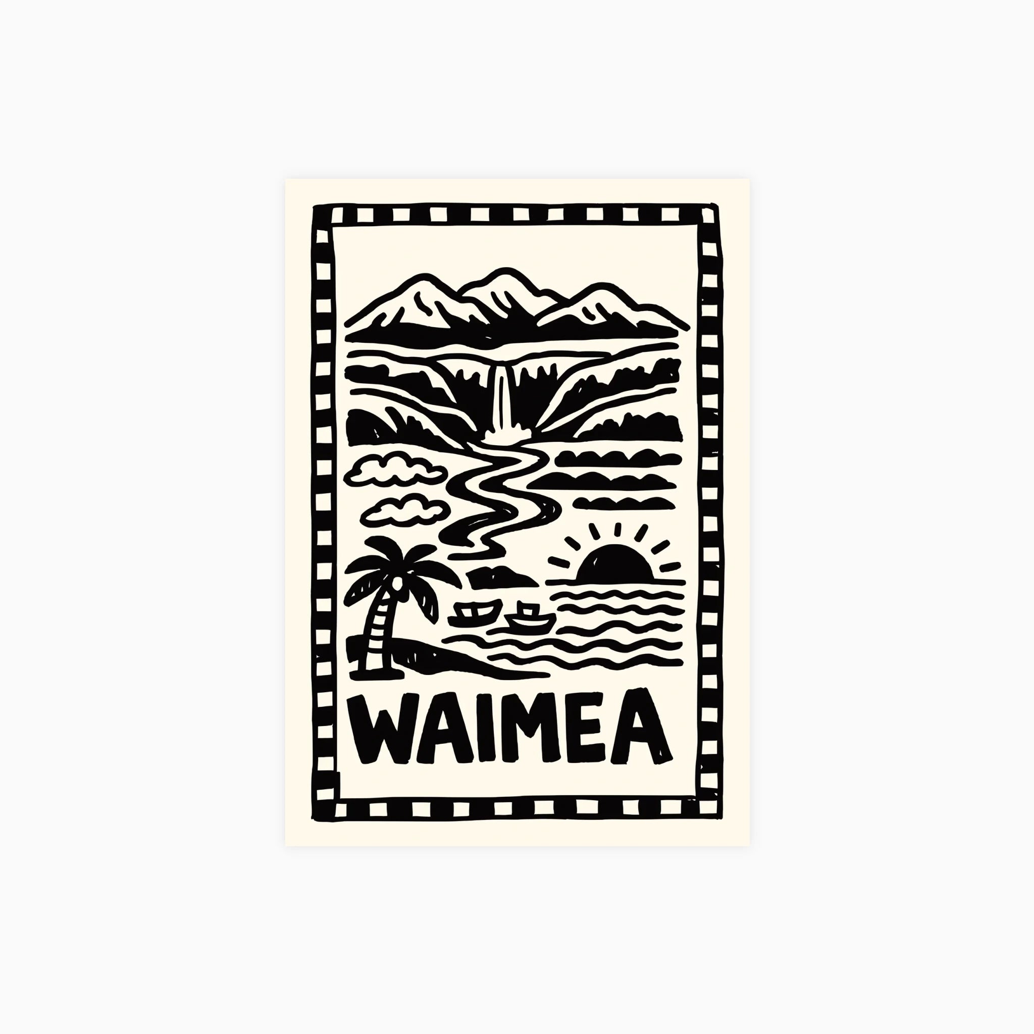 Waimea Kauai Coast Poster