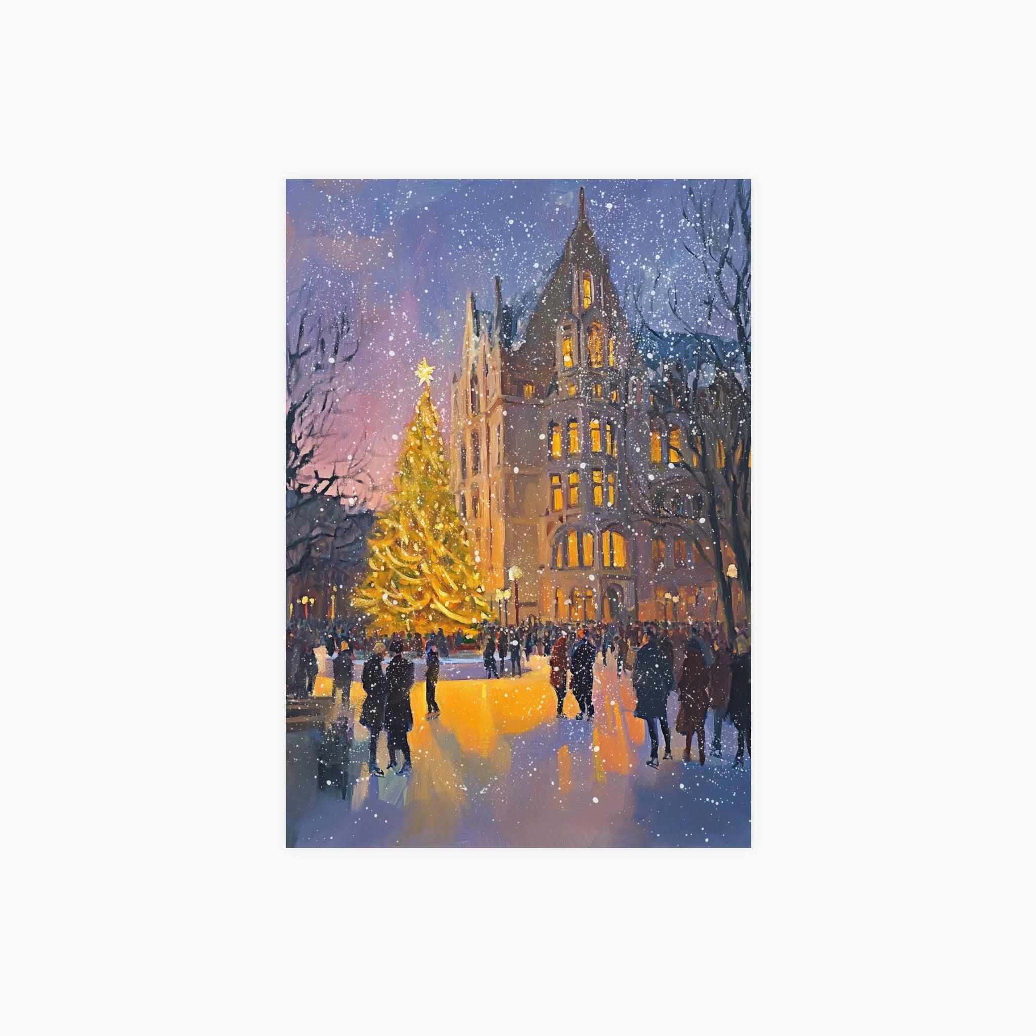 Bright Christmas City No 02 Poster
