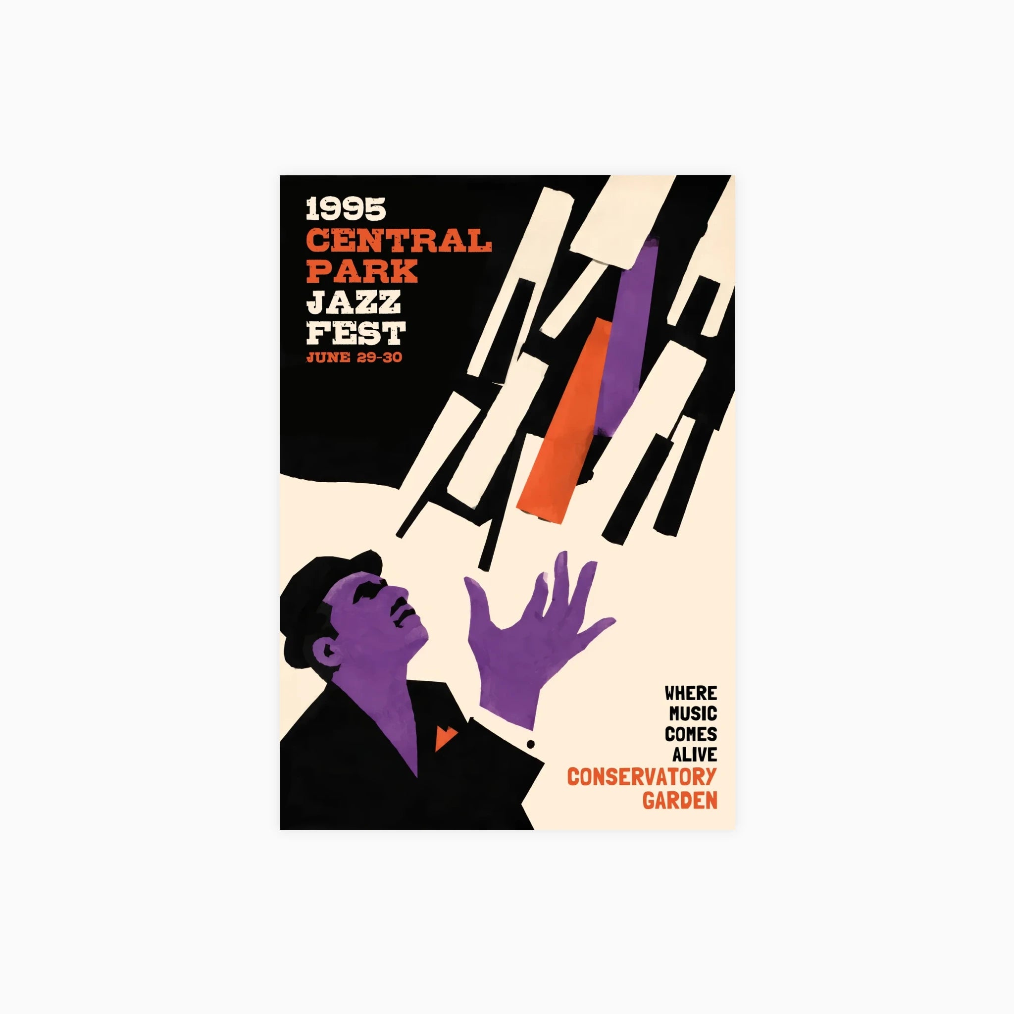 Central Park Jazz No2 Poster