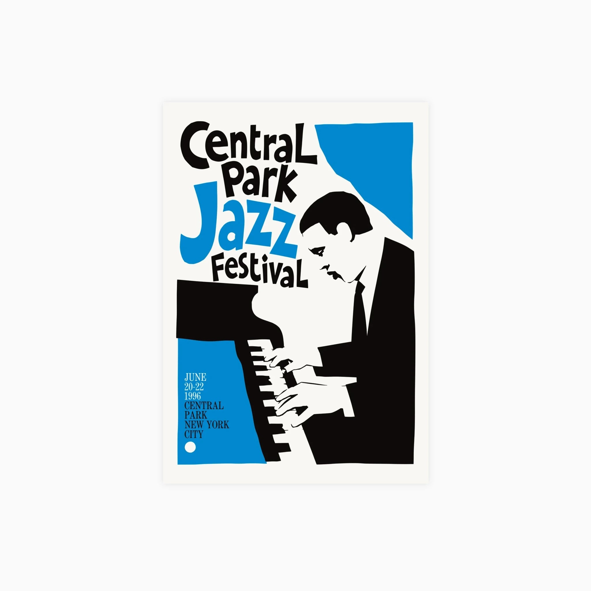 Central Park Jazz Festival Poster