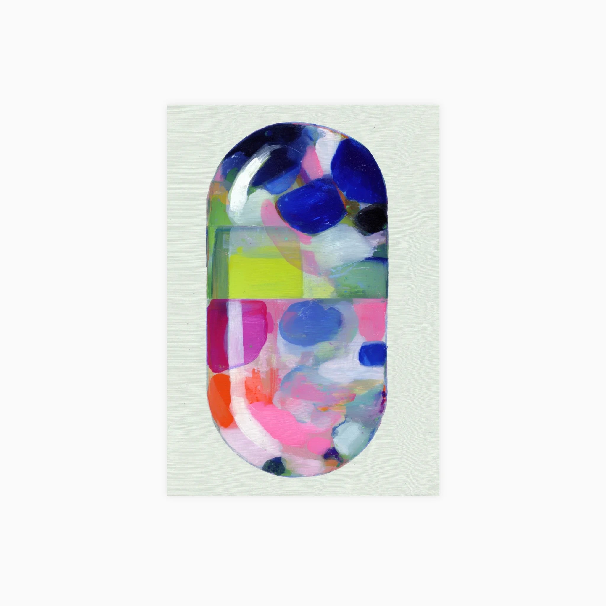 Colorful Pill Abstract Poster