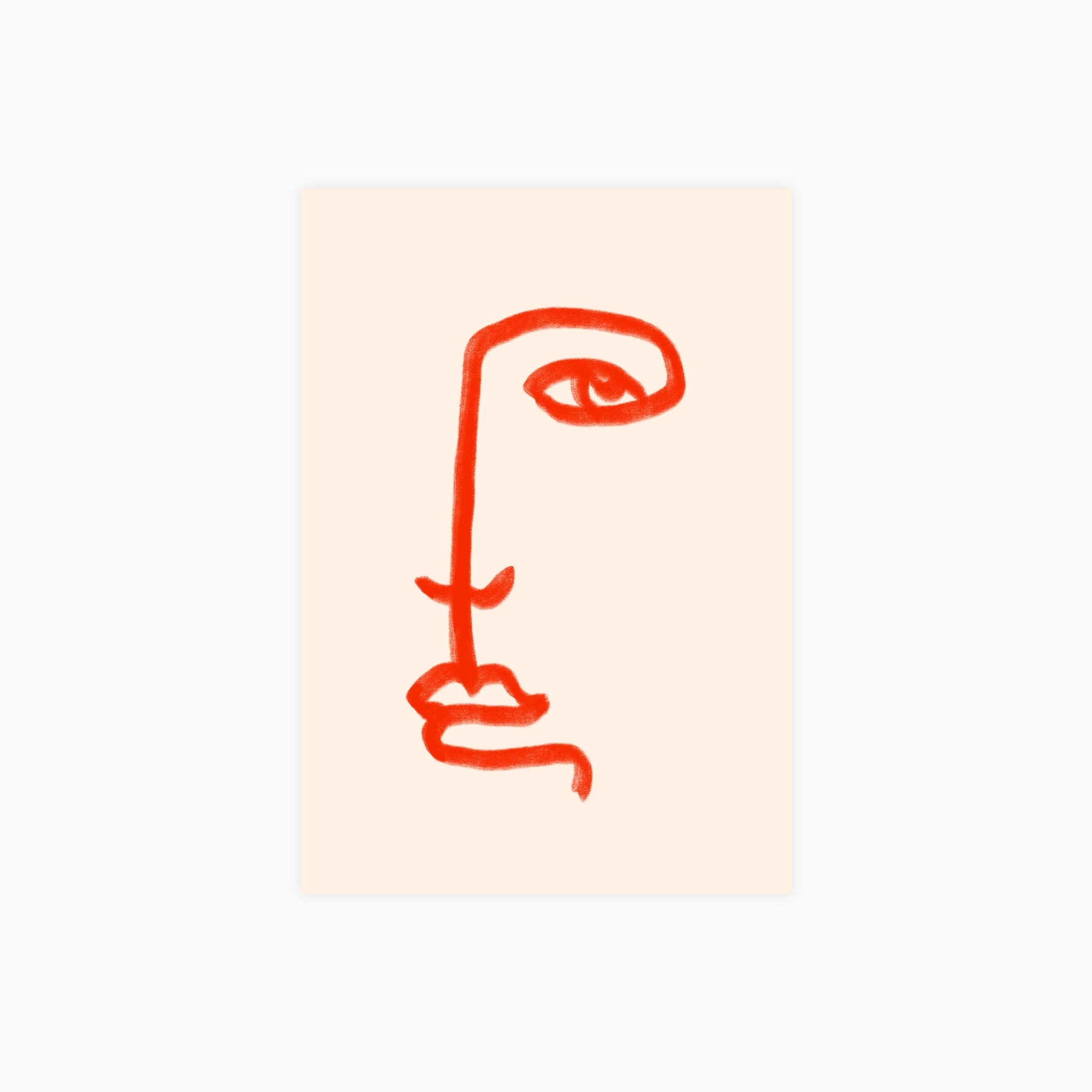 One Line Mind Poster