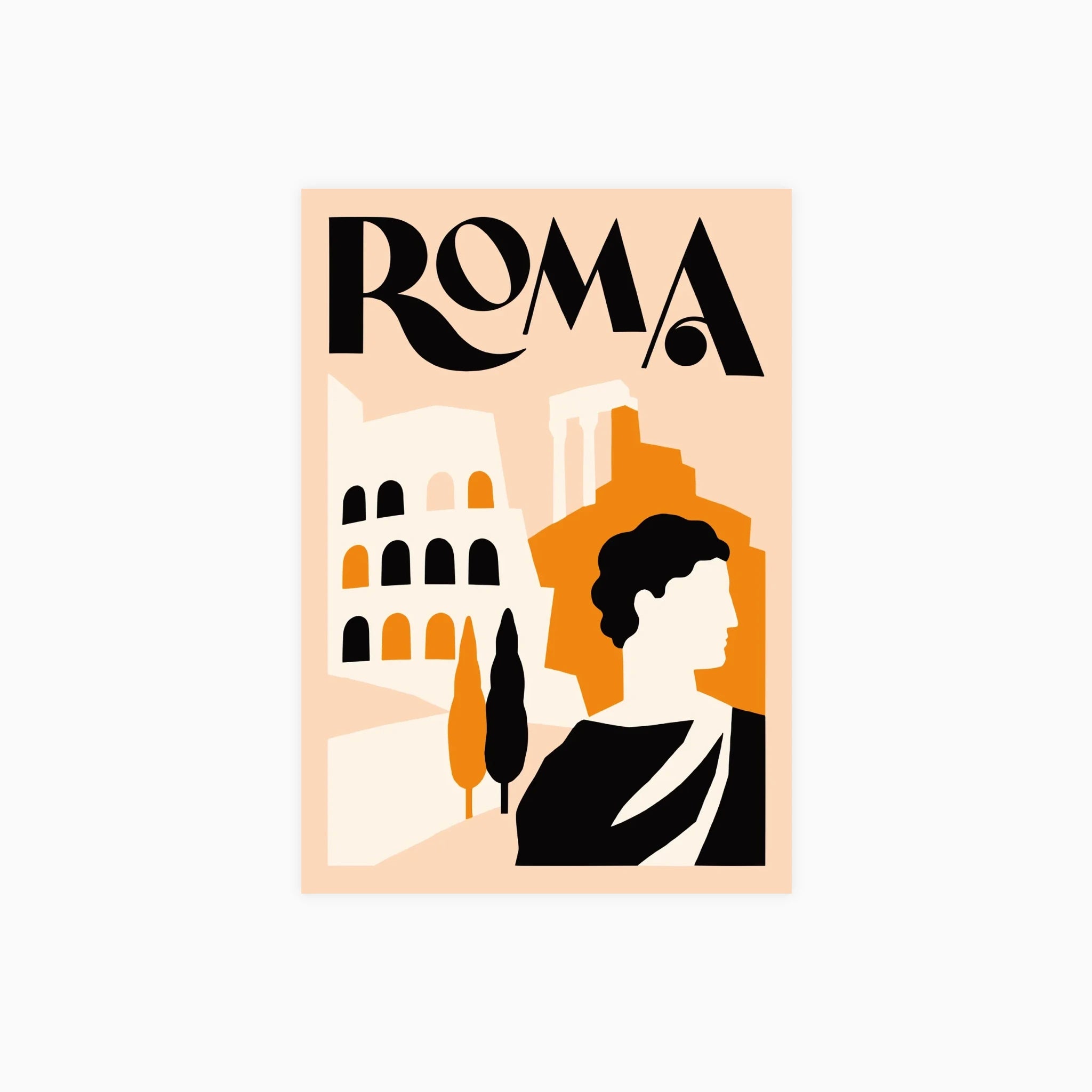 Roma Retro Poster