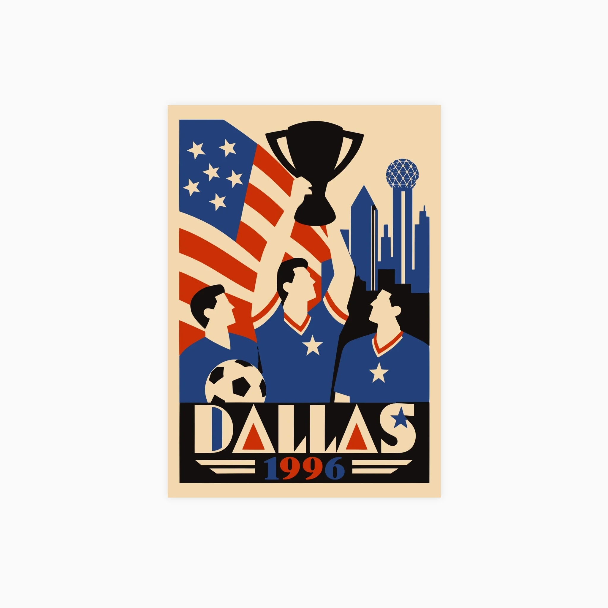 Dallas Soccer No.2 Poster