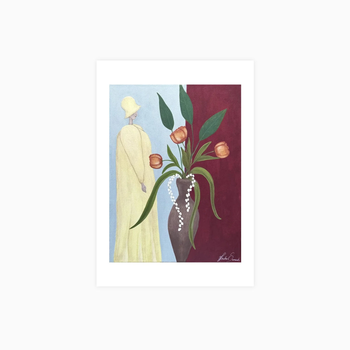 A cozy day among the scent of flowers 1 Poster