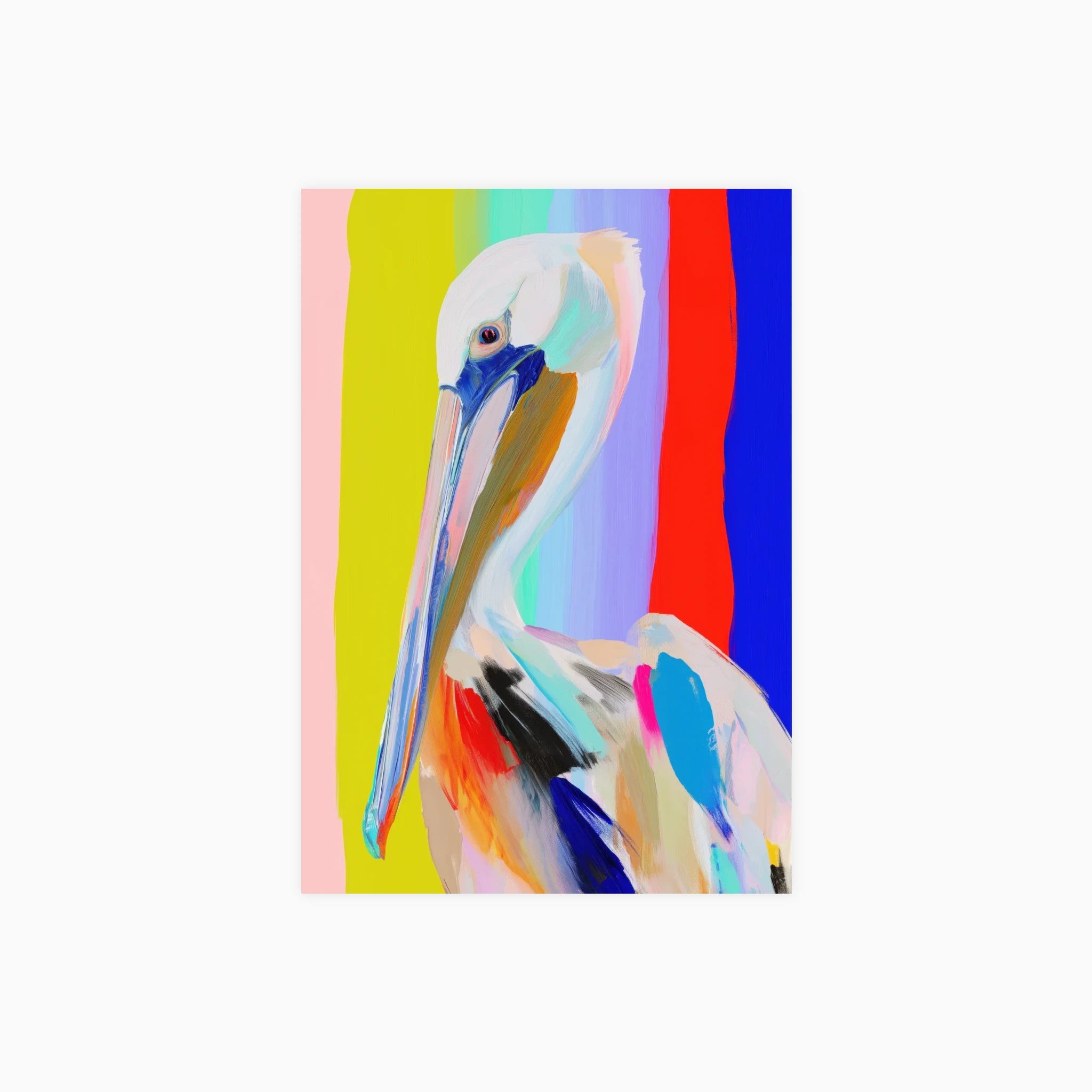 Pelican Portrait Poster