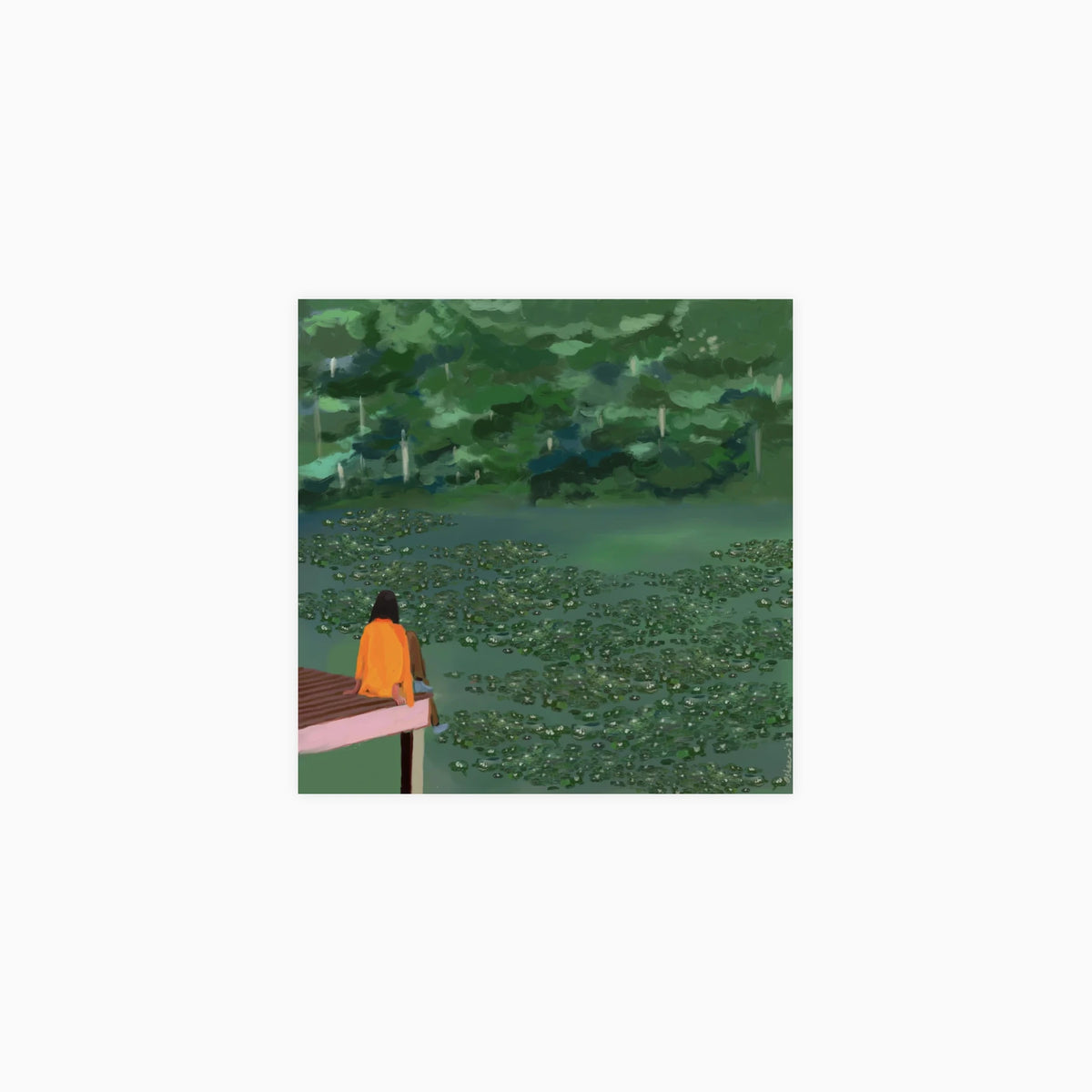 Day Dreaming by The Lake Poster