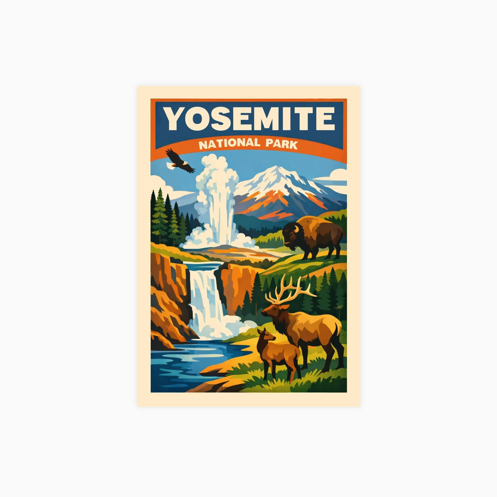 Yosemite National Park Poster
