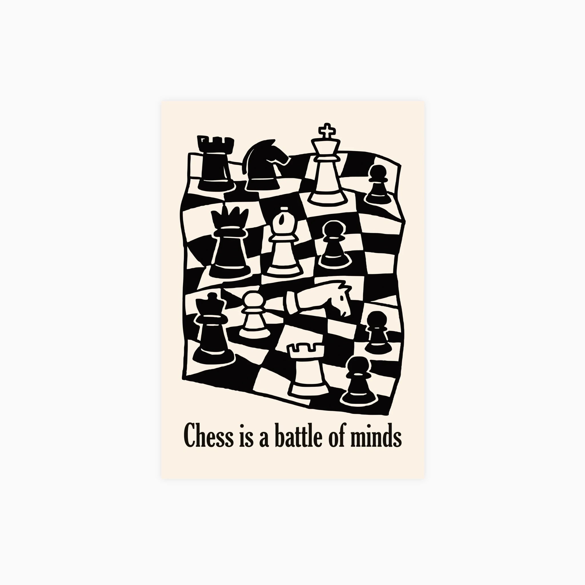 Battle Of Minds Chess Poster