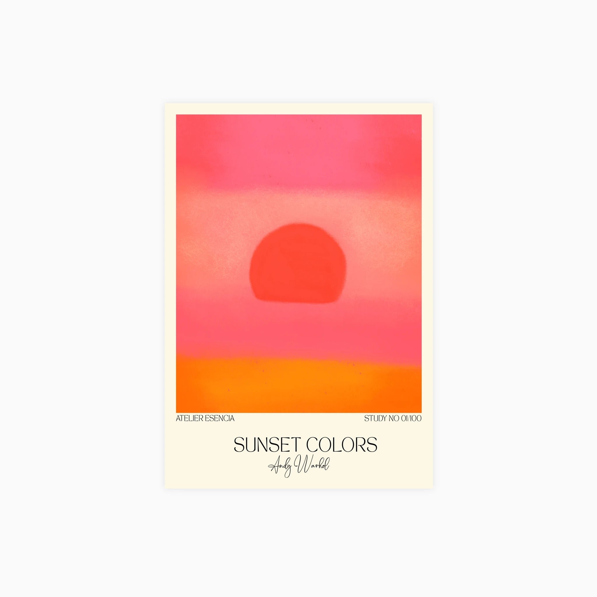 Sunset Colors No 01 Poster