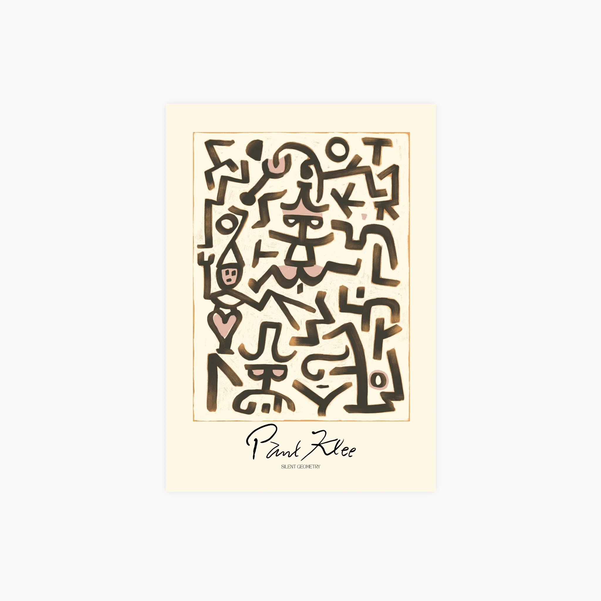 Paul Klee (Silent Geometry) Poster