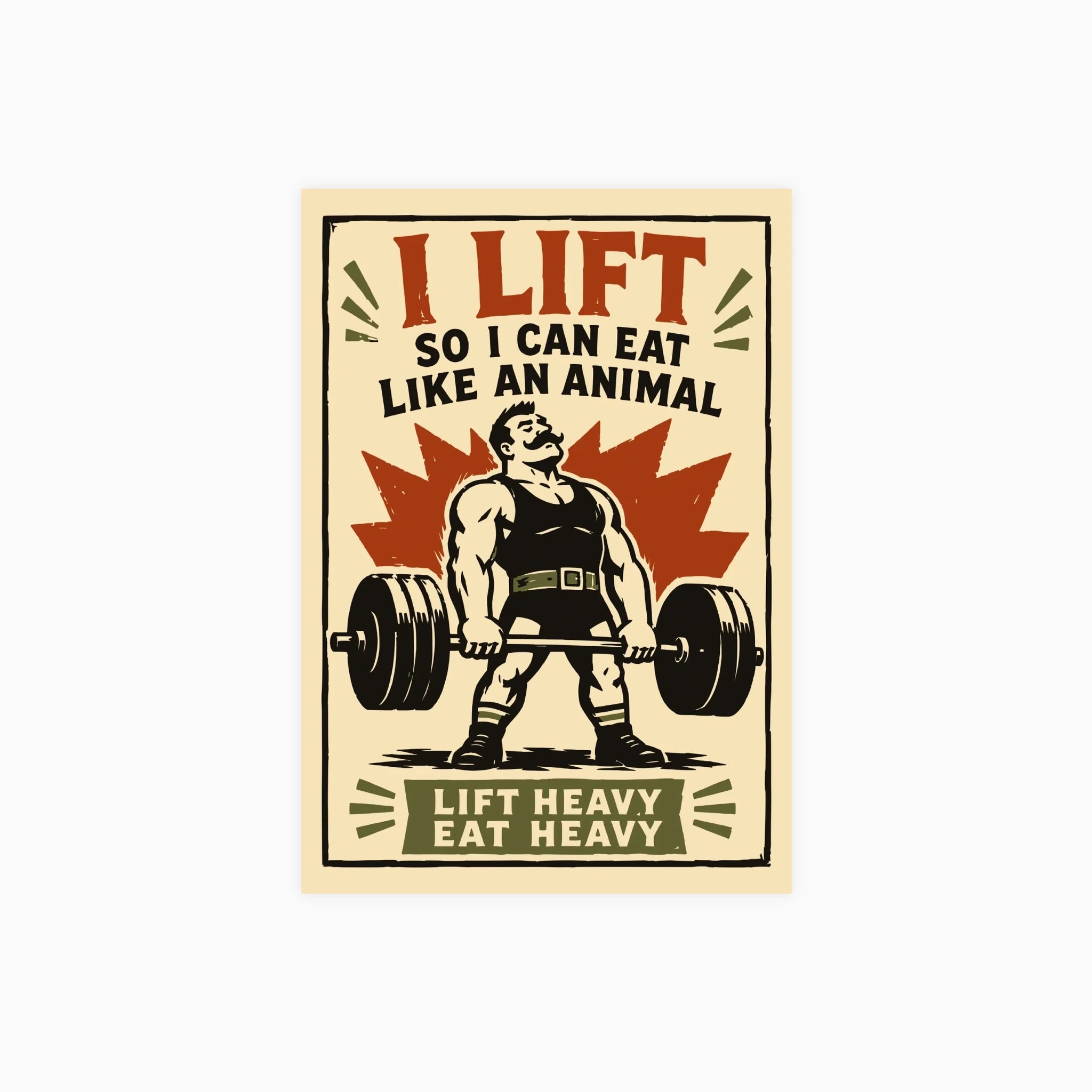 Lift Heavy Gym Poster