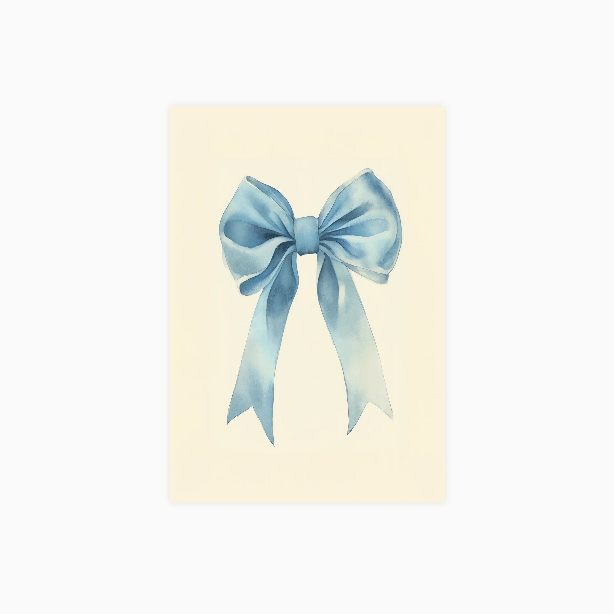 Blue Bow Poster