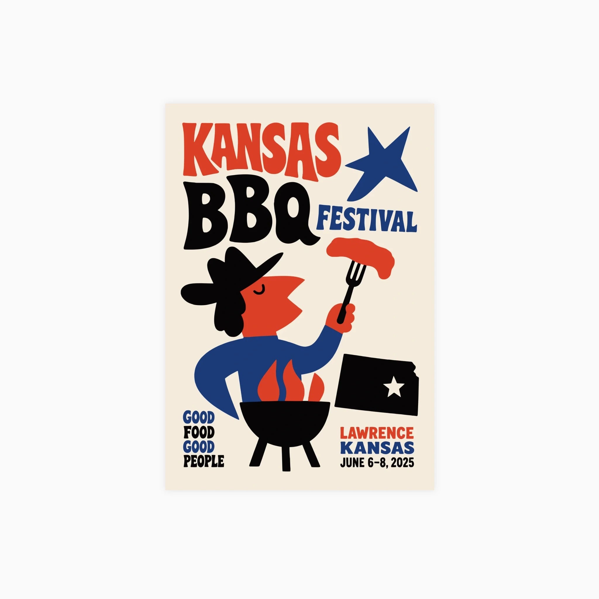 Kansas BBQ Festival Poster