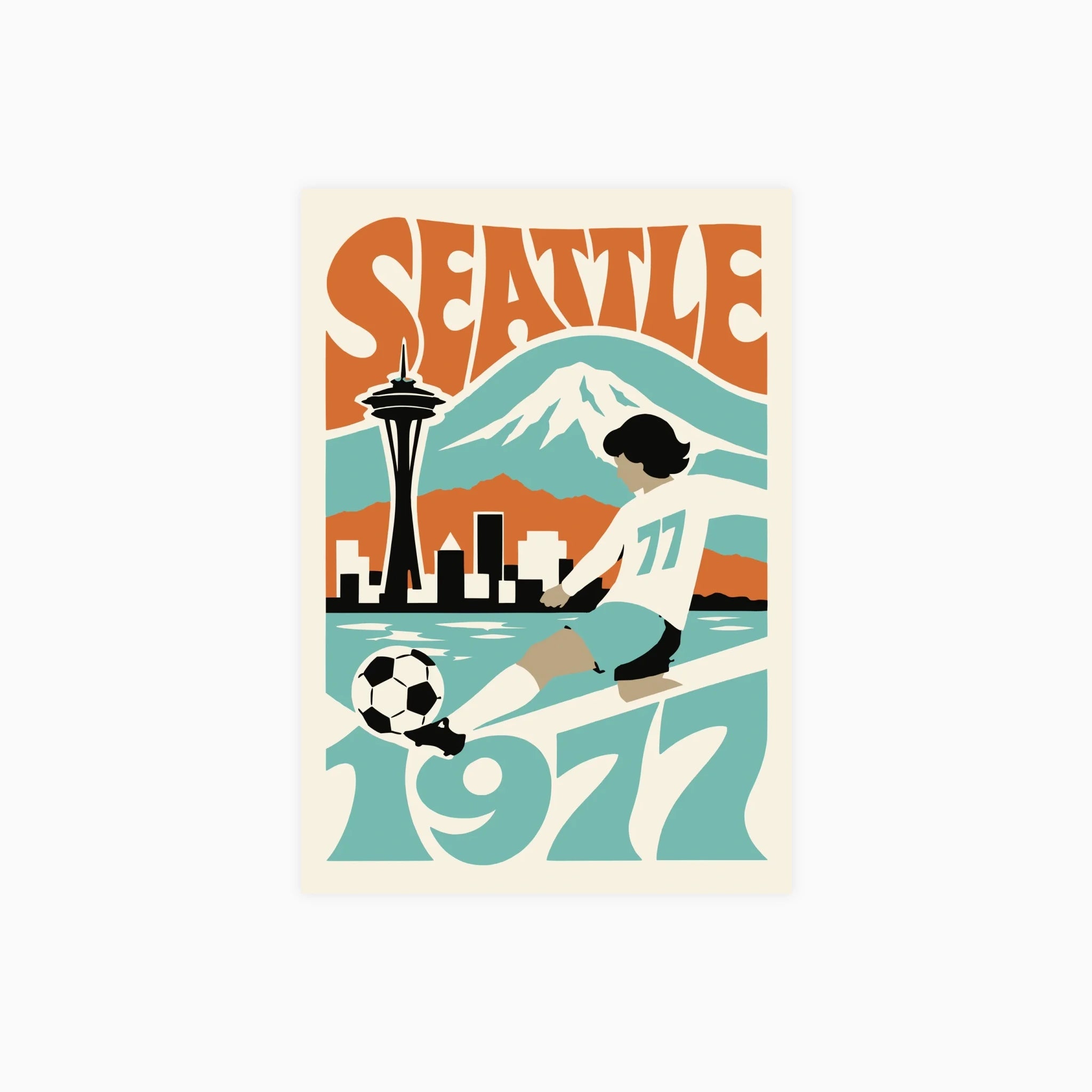 Seattle Soccer Poster